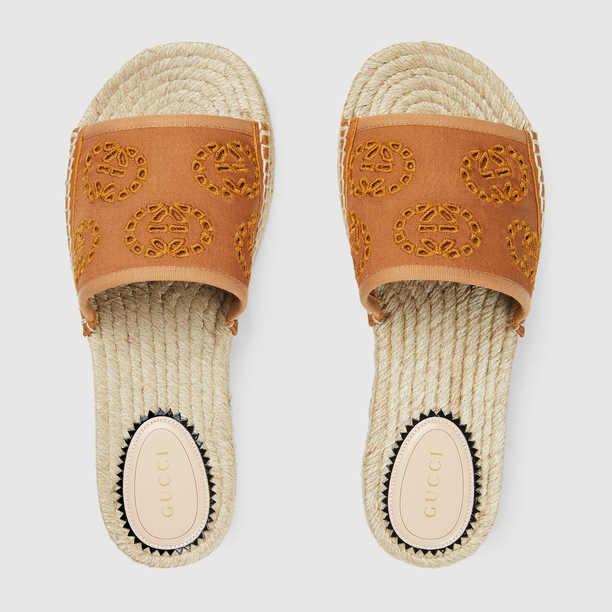 Women's Interlocking G espadrille sandal - 5