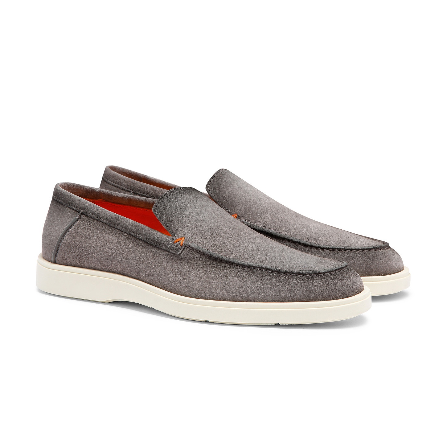 Men's grey suede loafer - 3