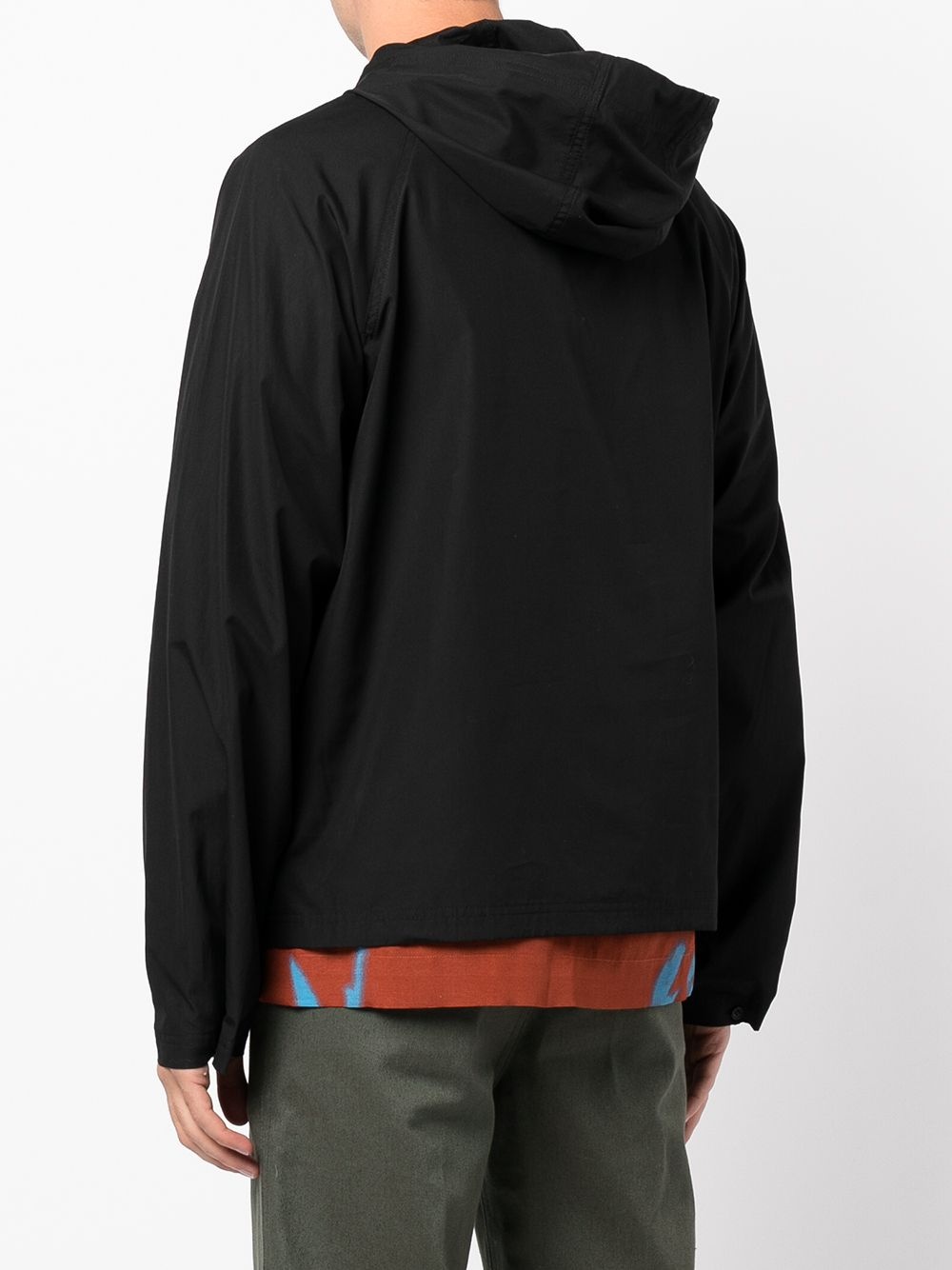 drawstring hem cotton hoodie - 4