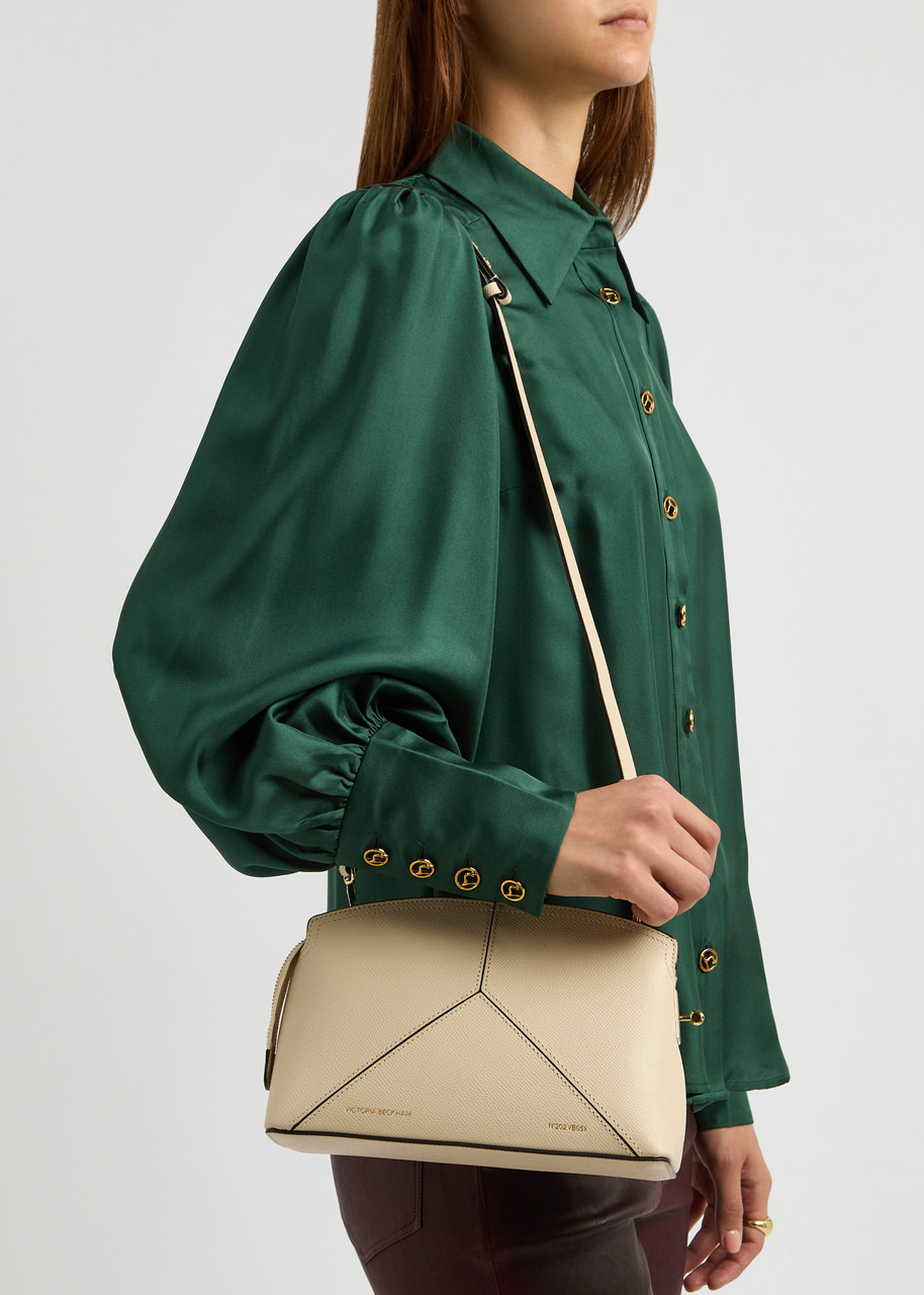 Victoria Beckham Small Classic Grained-leather Clutch - 5