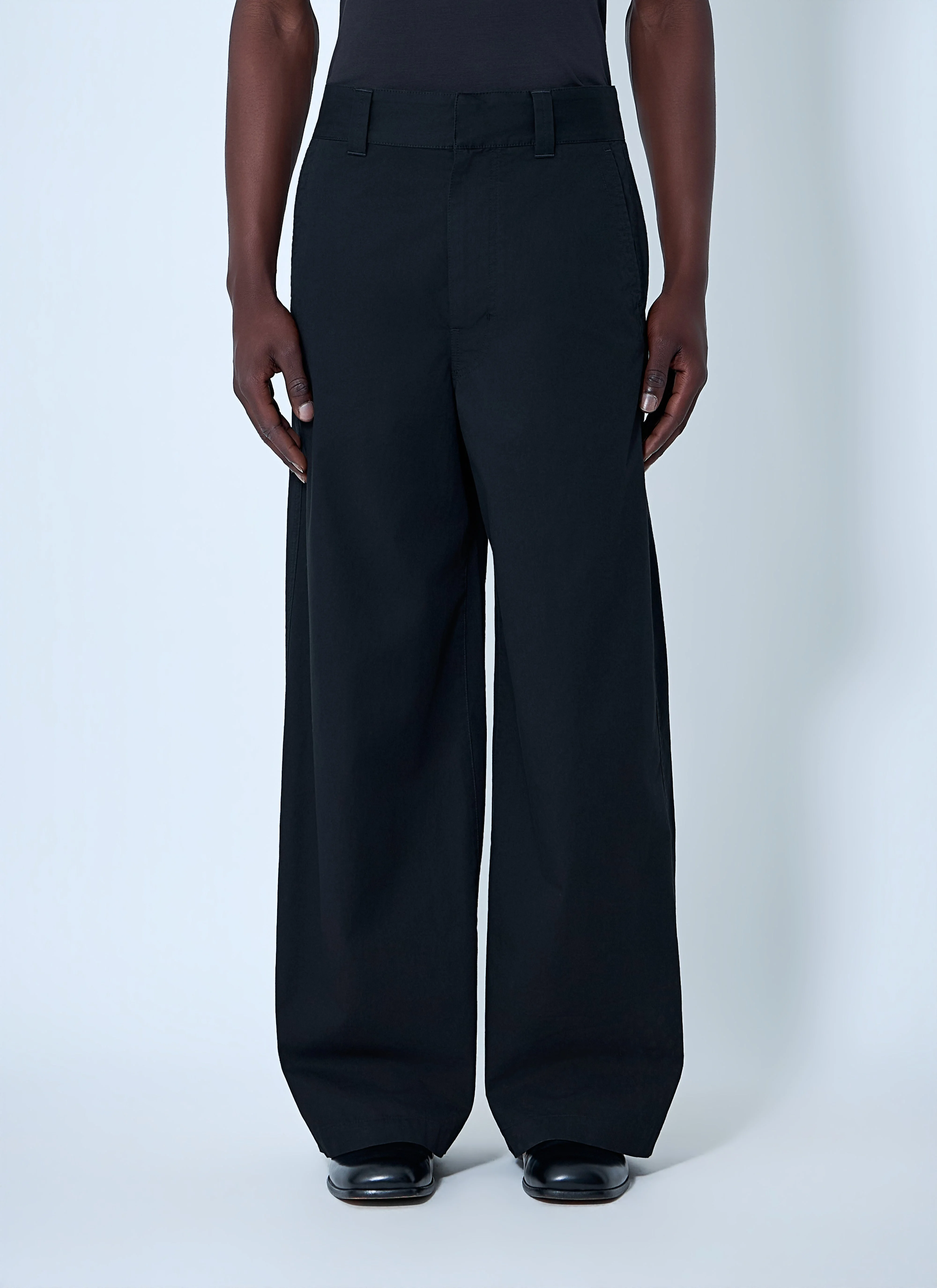 Lemaire Men Wide-Leg Tailored Trousers - 1