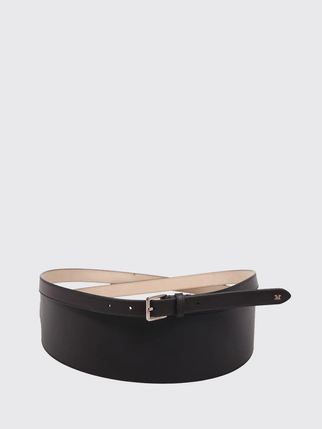 Max Mara Women Max Mara Belt In Fine Smooth Calf Leather With Metal Buckle - 1