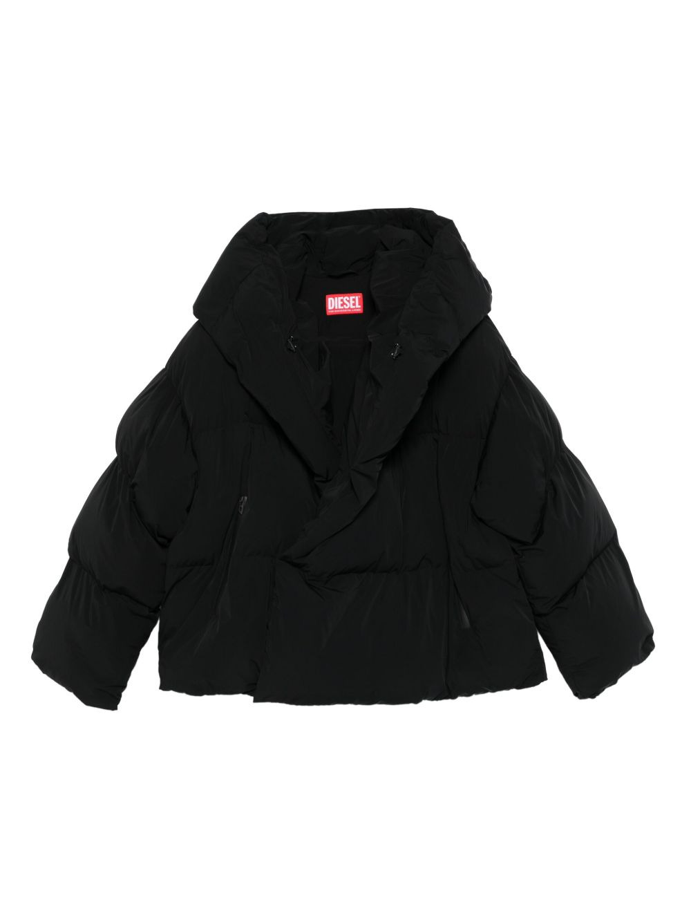HOODED PUFFER JACKET - 1