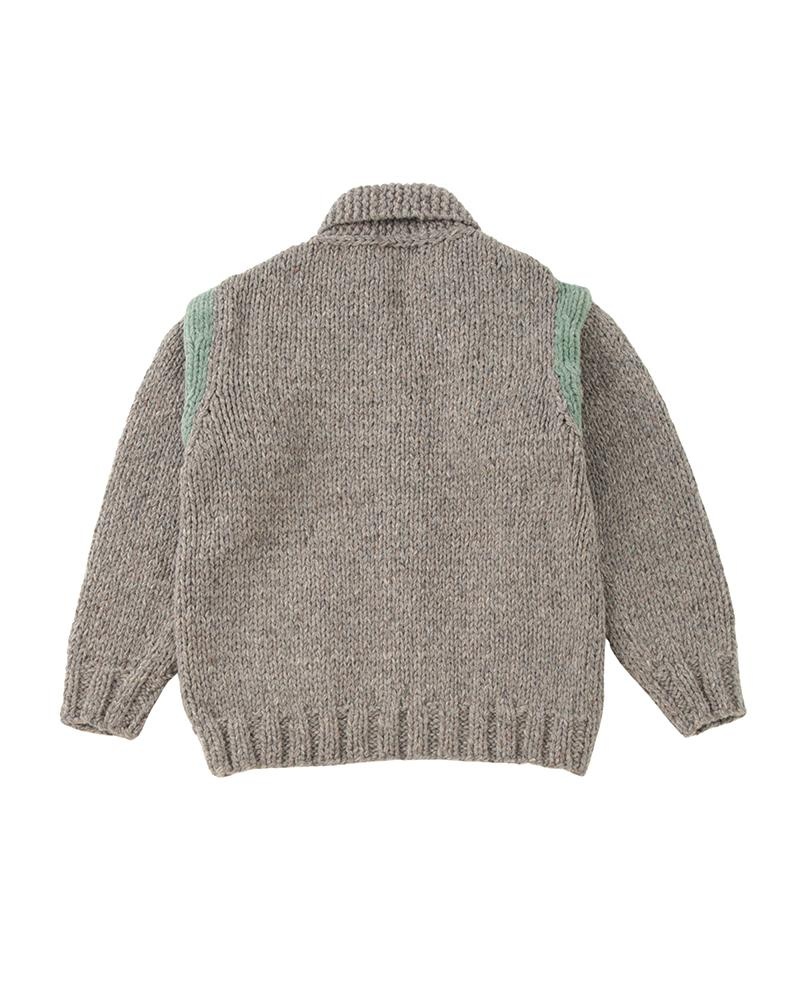 COWICHAN HAND KNIT GREY - 2