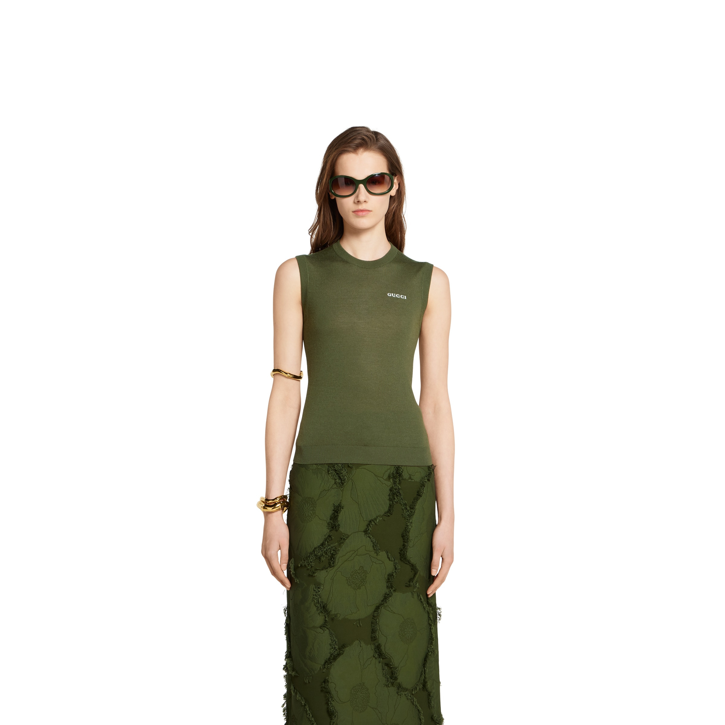 Cashmere silk sleeveless top - 3