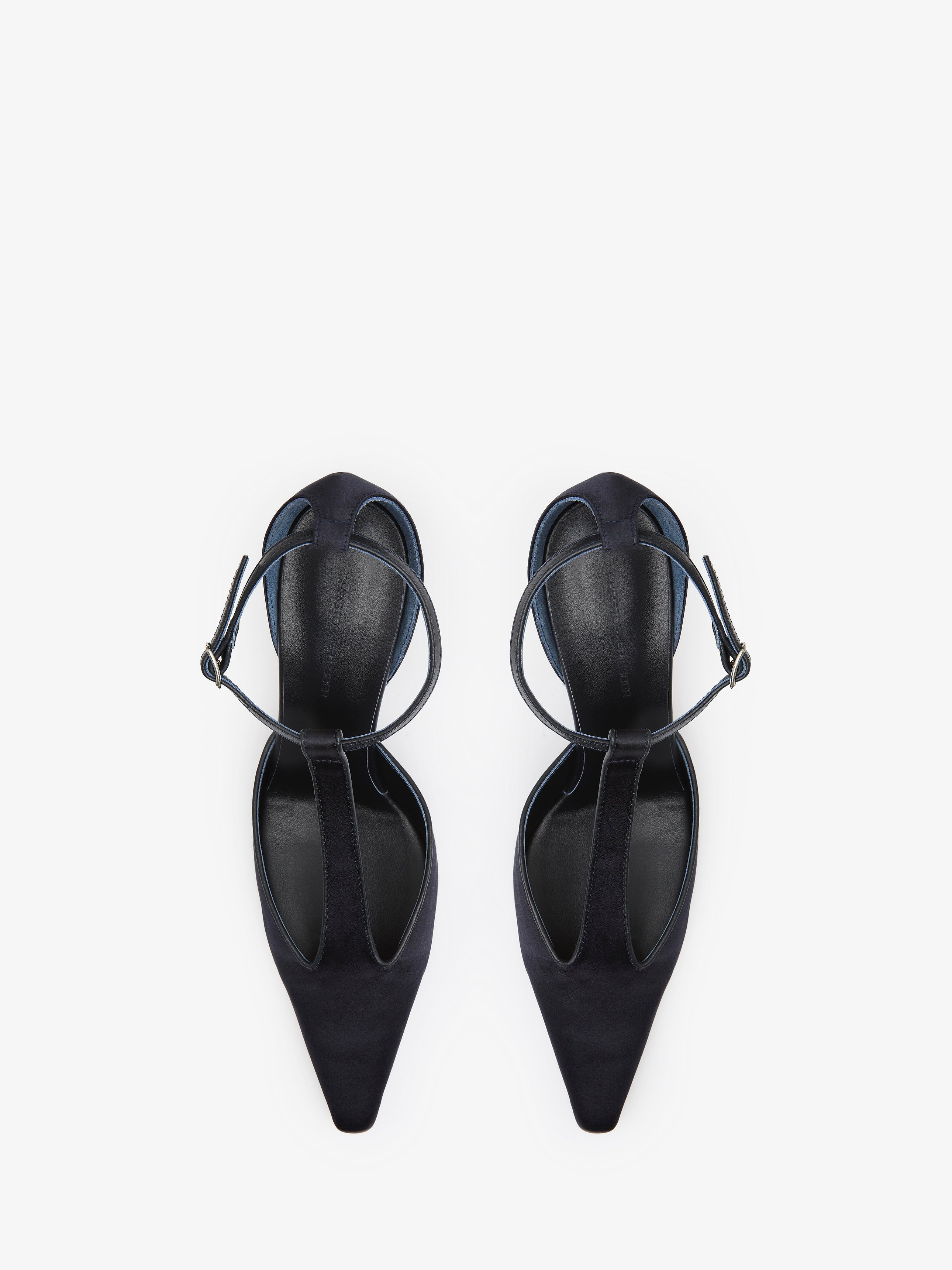 T-Bar Satin Heel - 6