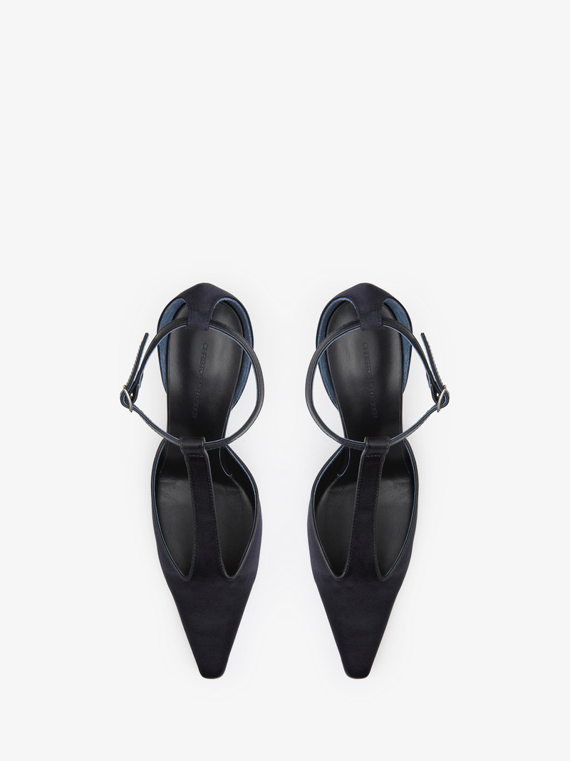 T-Bar Satin Heel 6