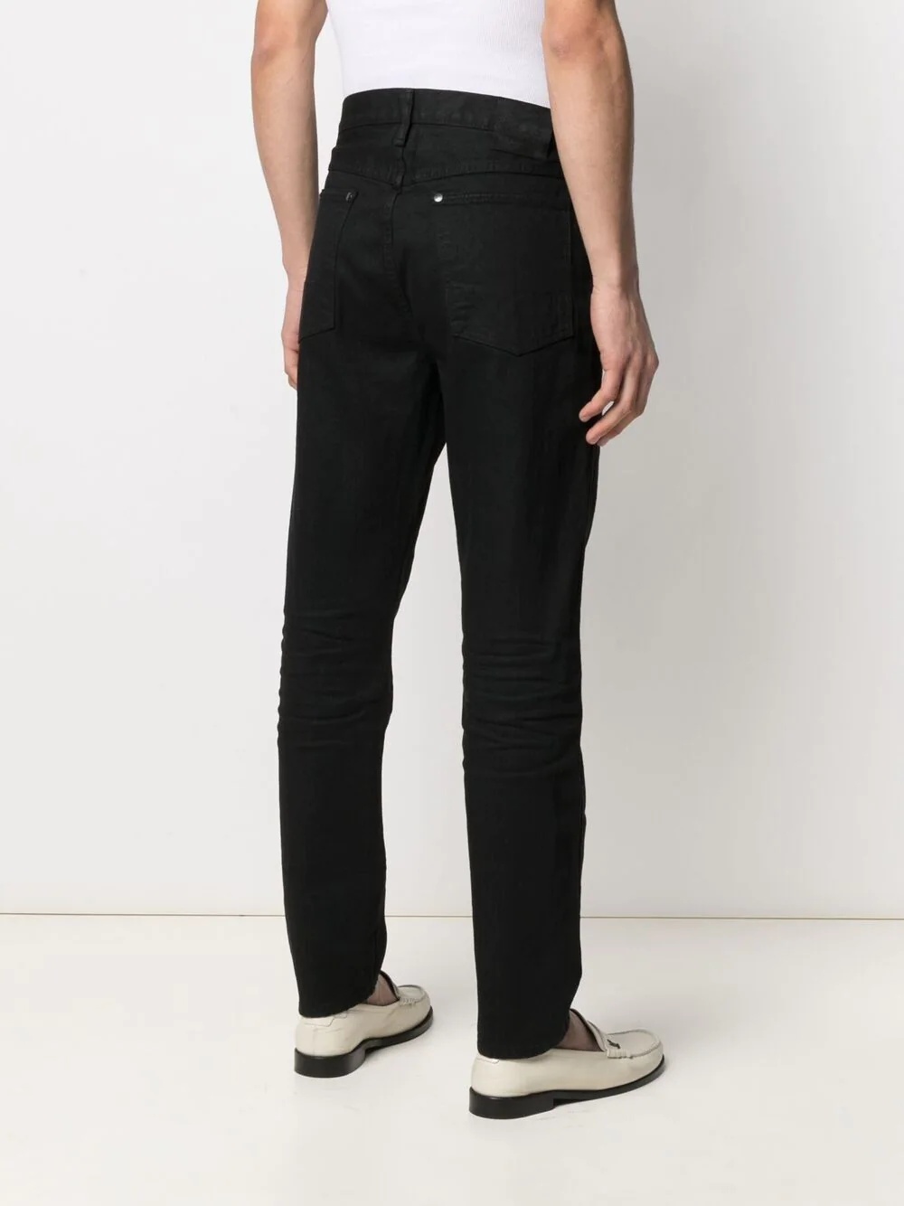 mid-rise straight-leg jeans - 4