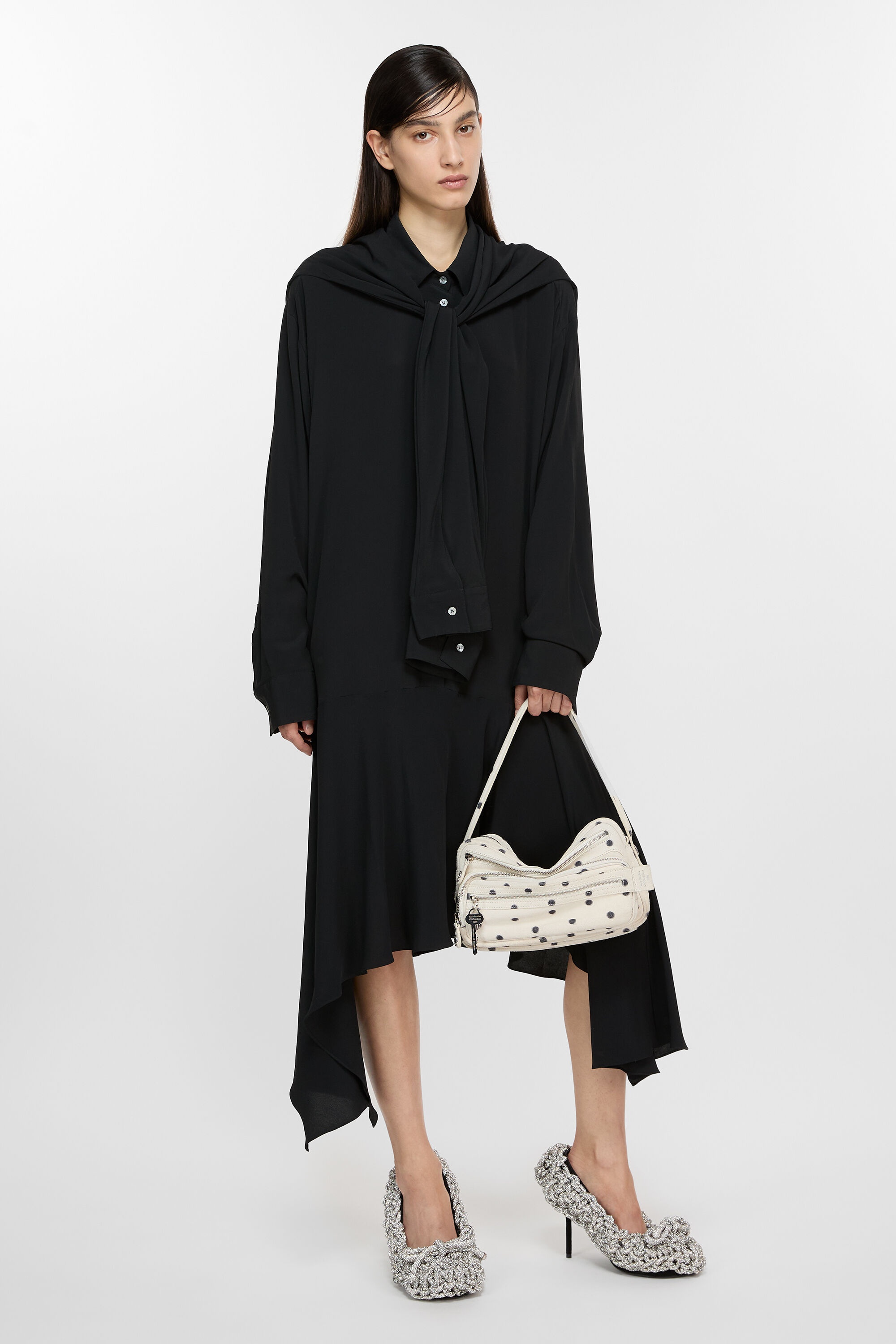 Layered dress - Black - 4
