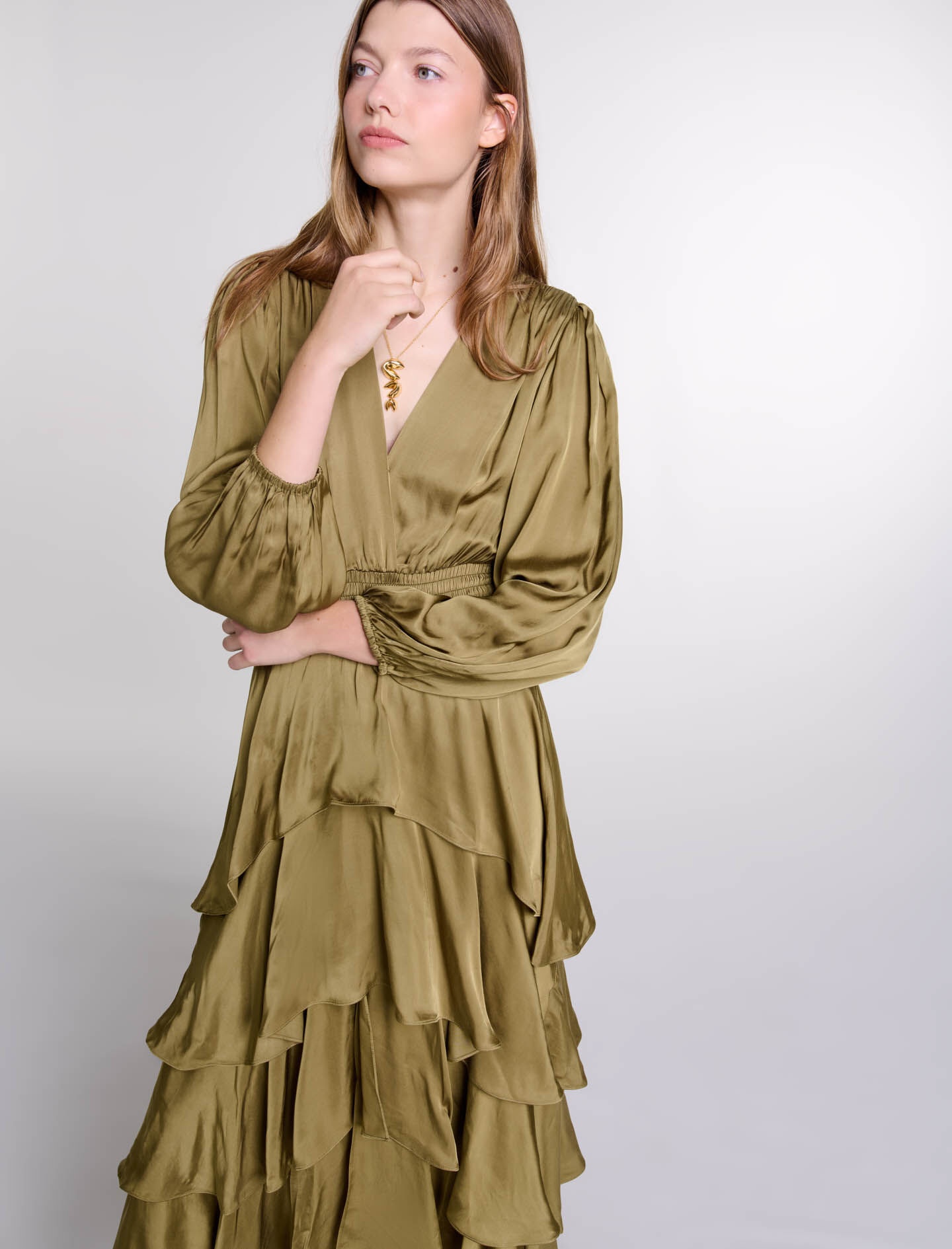 Tiered maxi dress - 5