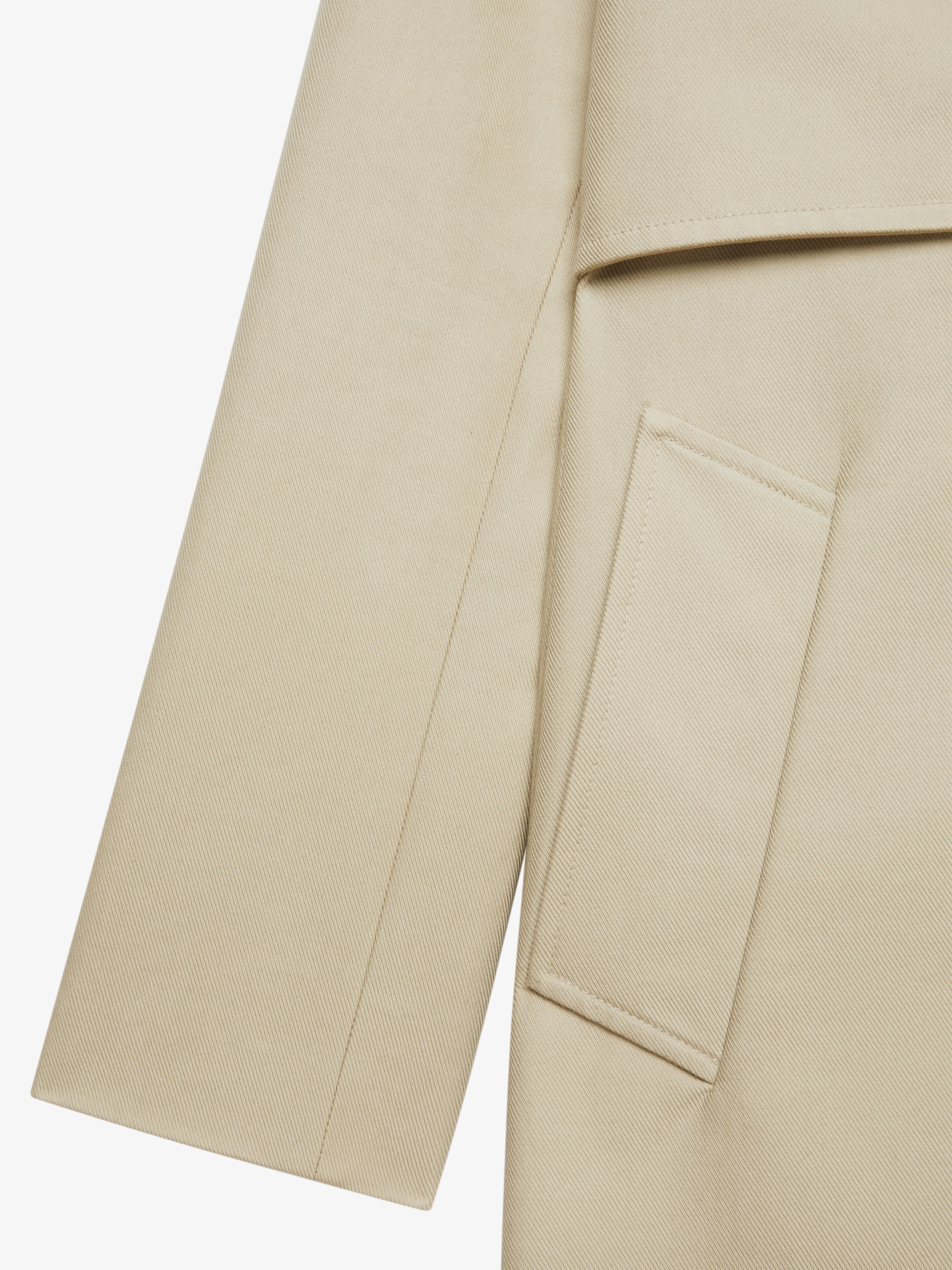 TRENCH COAT IN COTTON TWILL WITH U-LOCK BUCKLE - 6