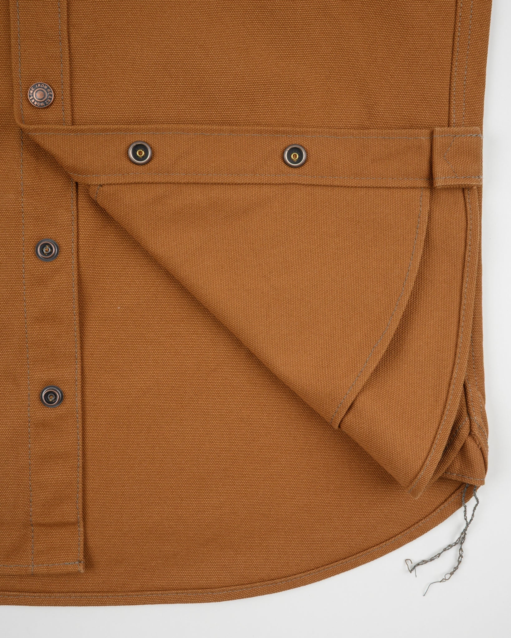 17OZ COTTON DUCK CPO SHIRT - BROWN - 12