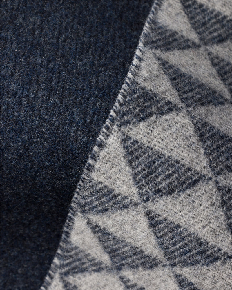 Prada Symbole double wool and cashmere scarf outlook