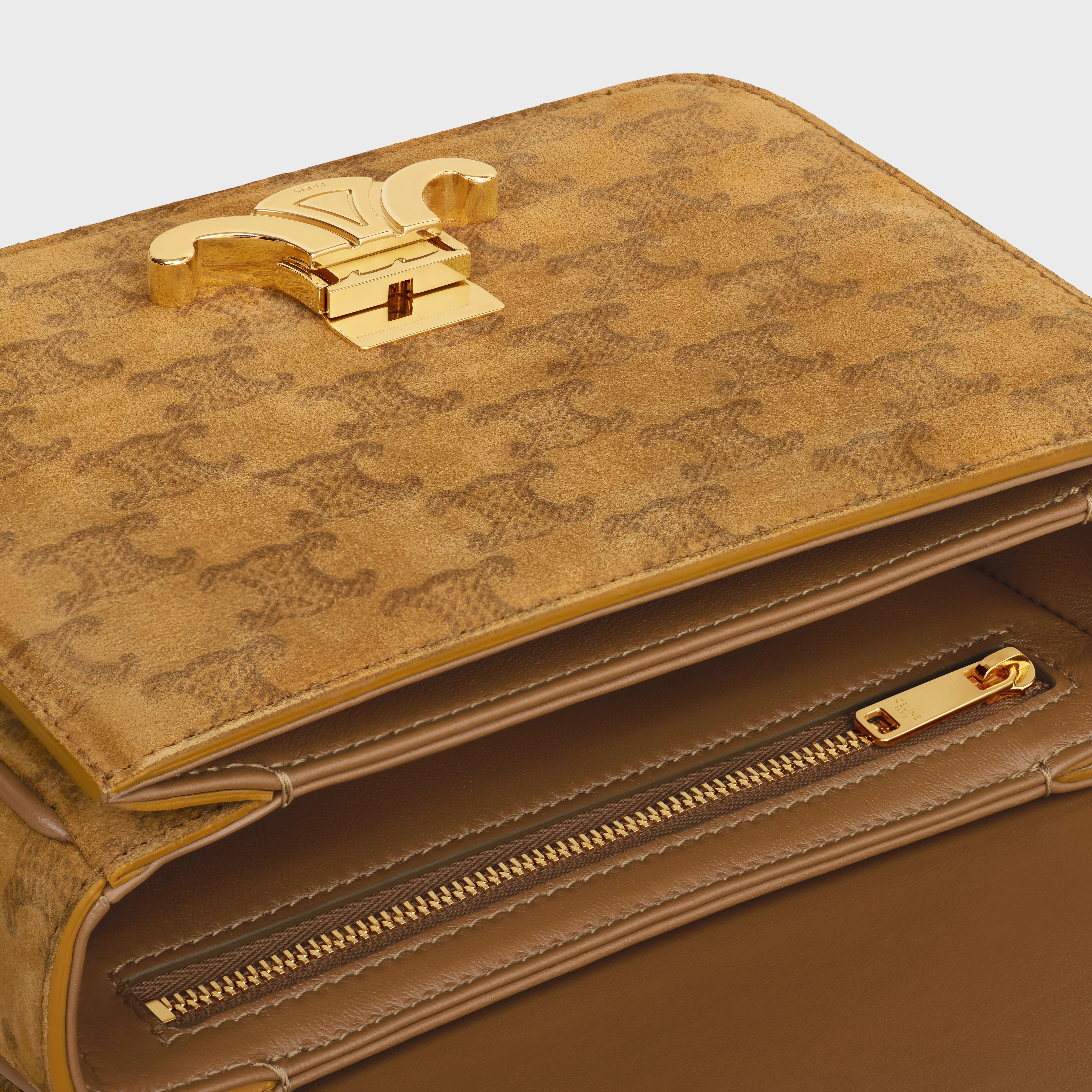 TEEN TRIOMPHE in SUEDE CALFSKIN WITH TRIOMPHE ALL-OVER - 4