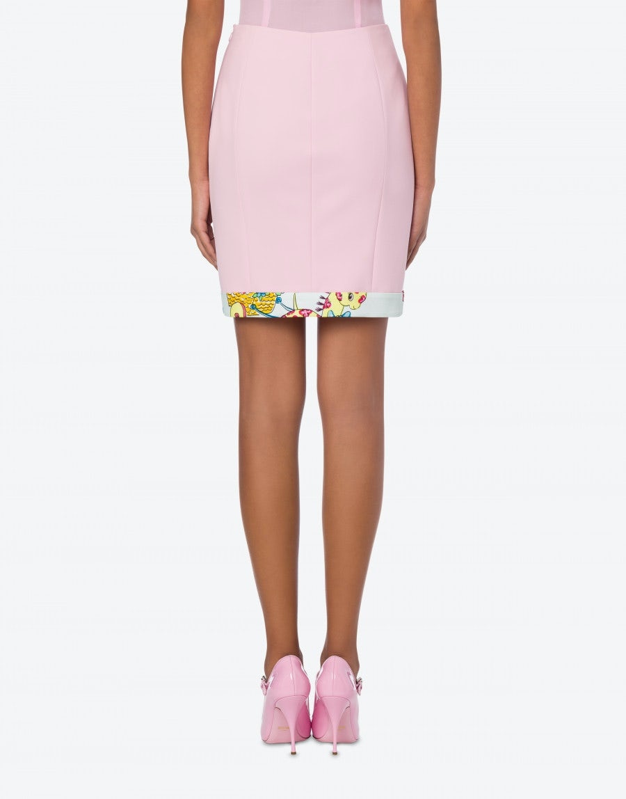 CALICO ANIMALS DETAILS CRÊPE SKIRT - 3