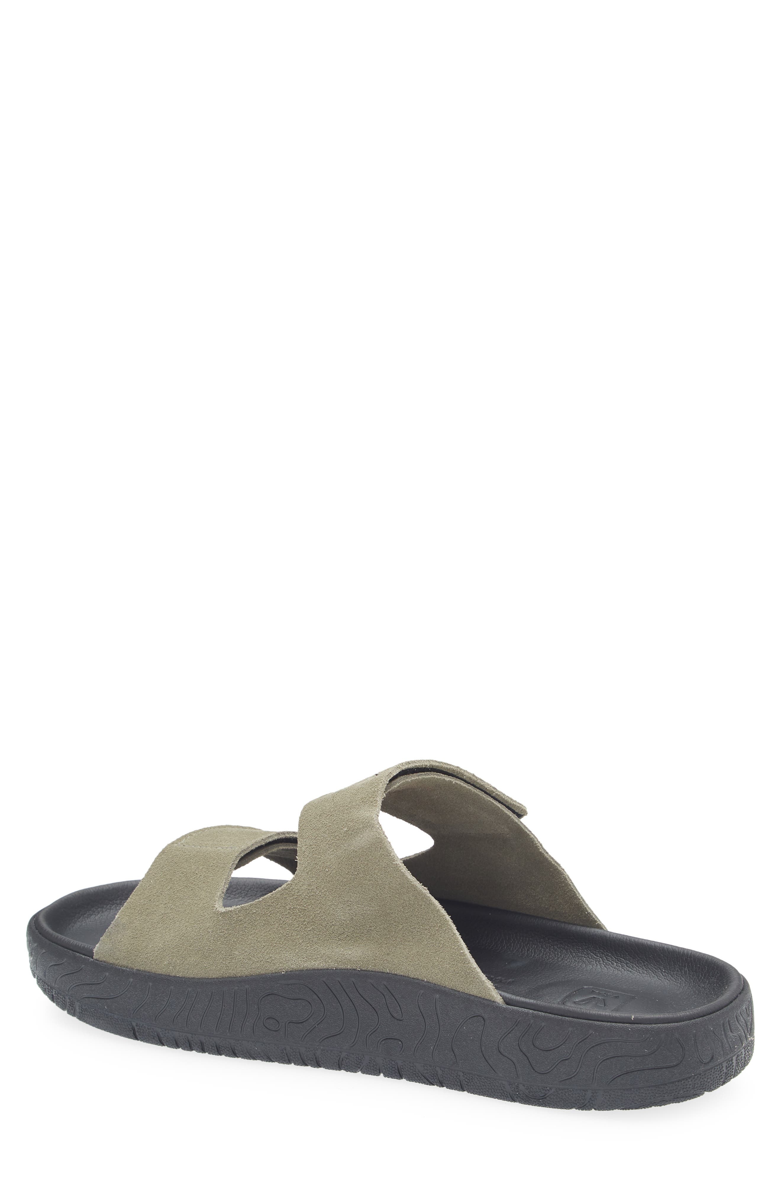 Veja Etna Suede Slide Sandal in Kaki Black at Nordstrom - 2
