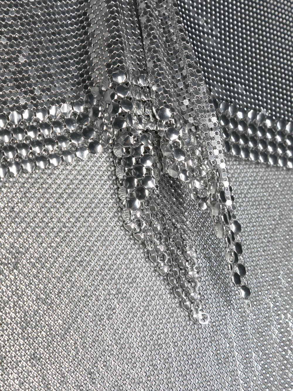 metallic chain-mail scarf - 3