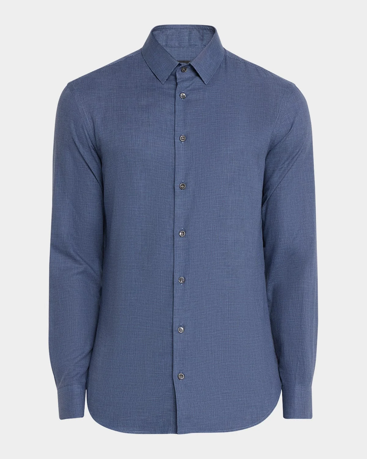 Men's Micro-Houndstooth Sport Shirt - 1