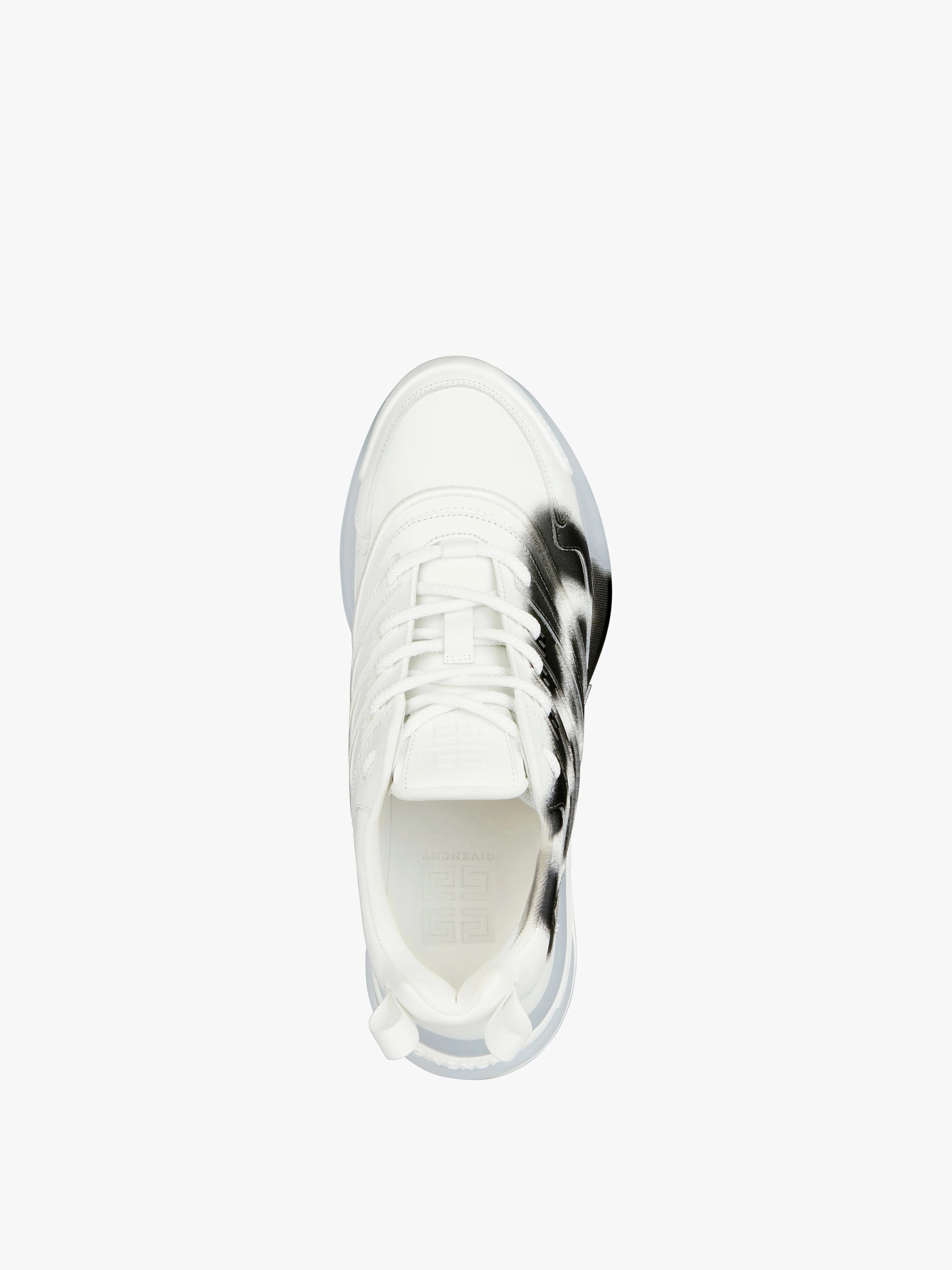GIV 1 SNEAKERS IN LEATHER WITH TAG EFFECT PRINT - 4