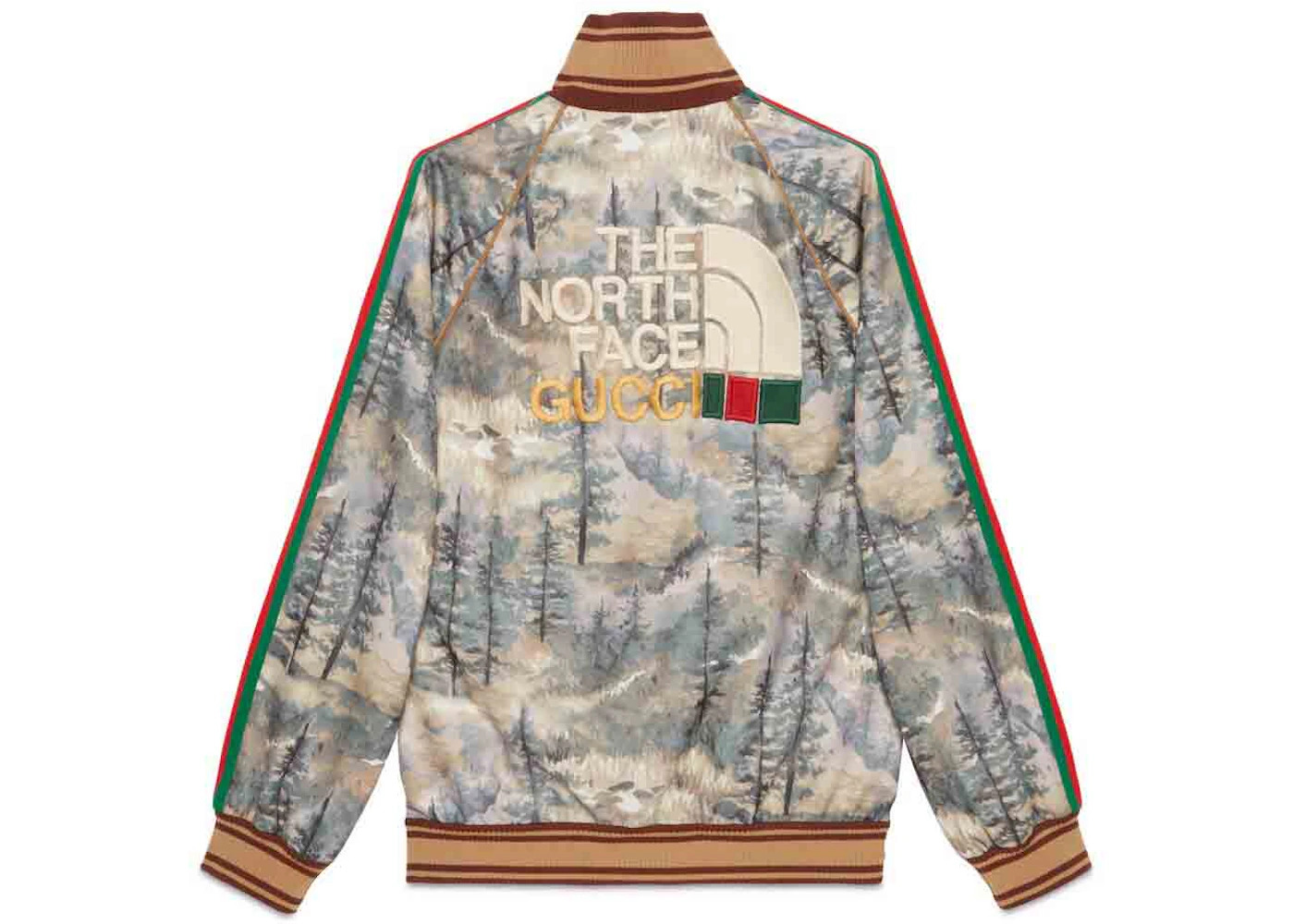 Gucci x The North Face Jacket Forest Print - 2