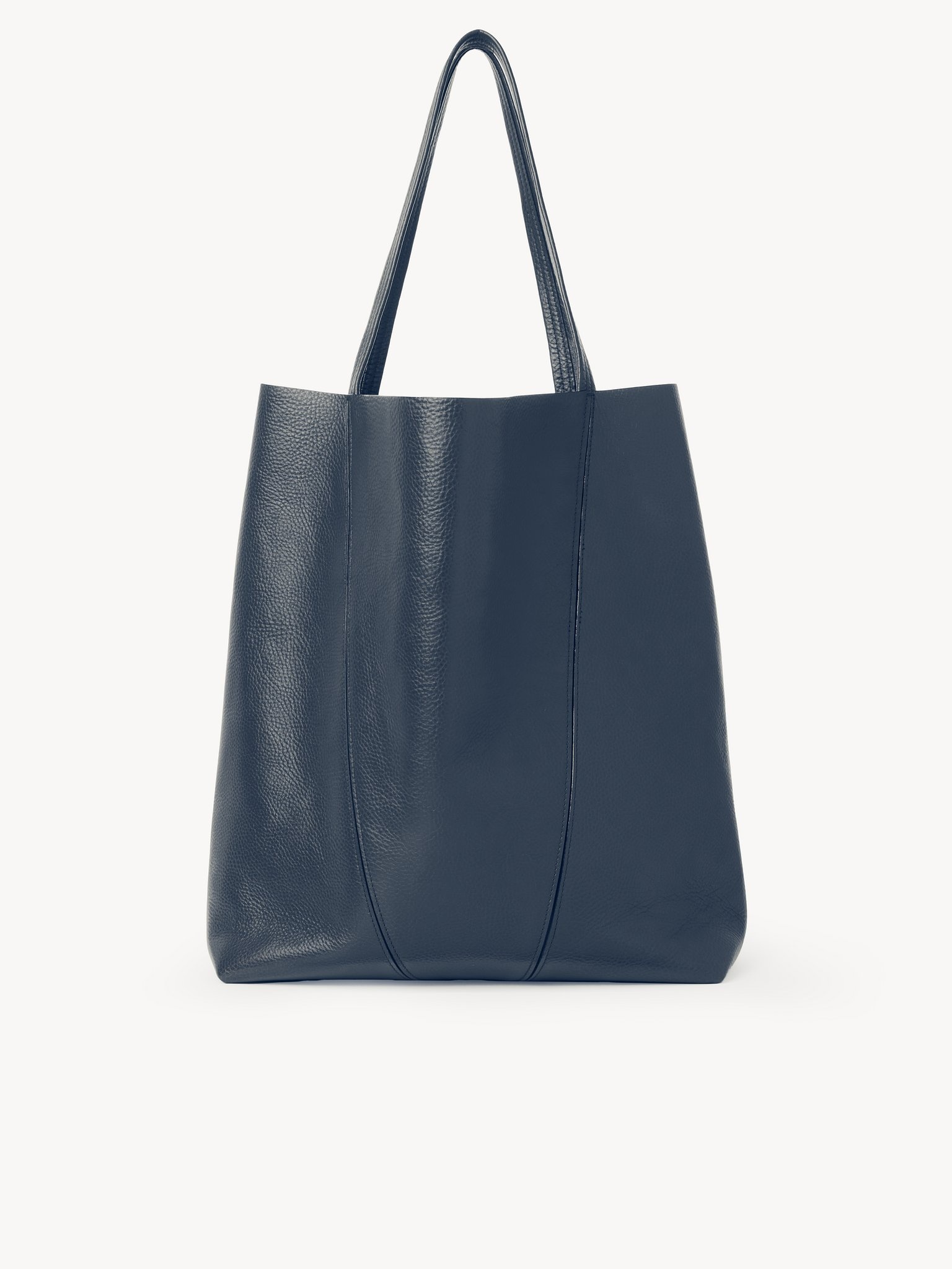LARGE CHLOÉ SPIN TOTE BAG IN GRAINED LEATHER - 3