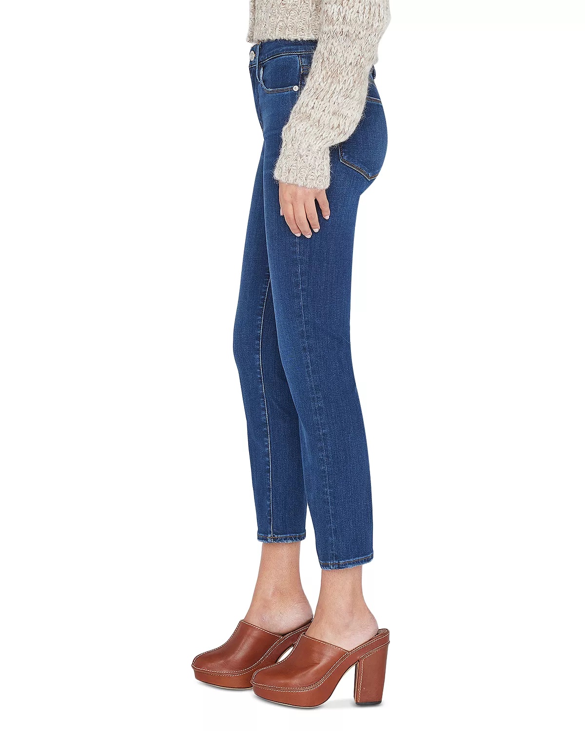 Le High Rise Straight Ankle Jeans - 2
