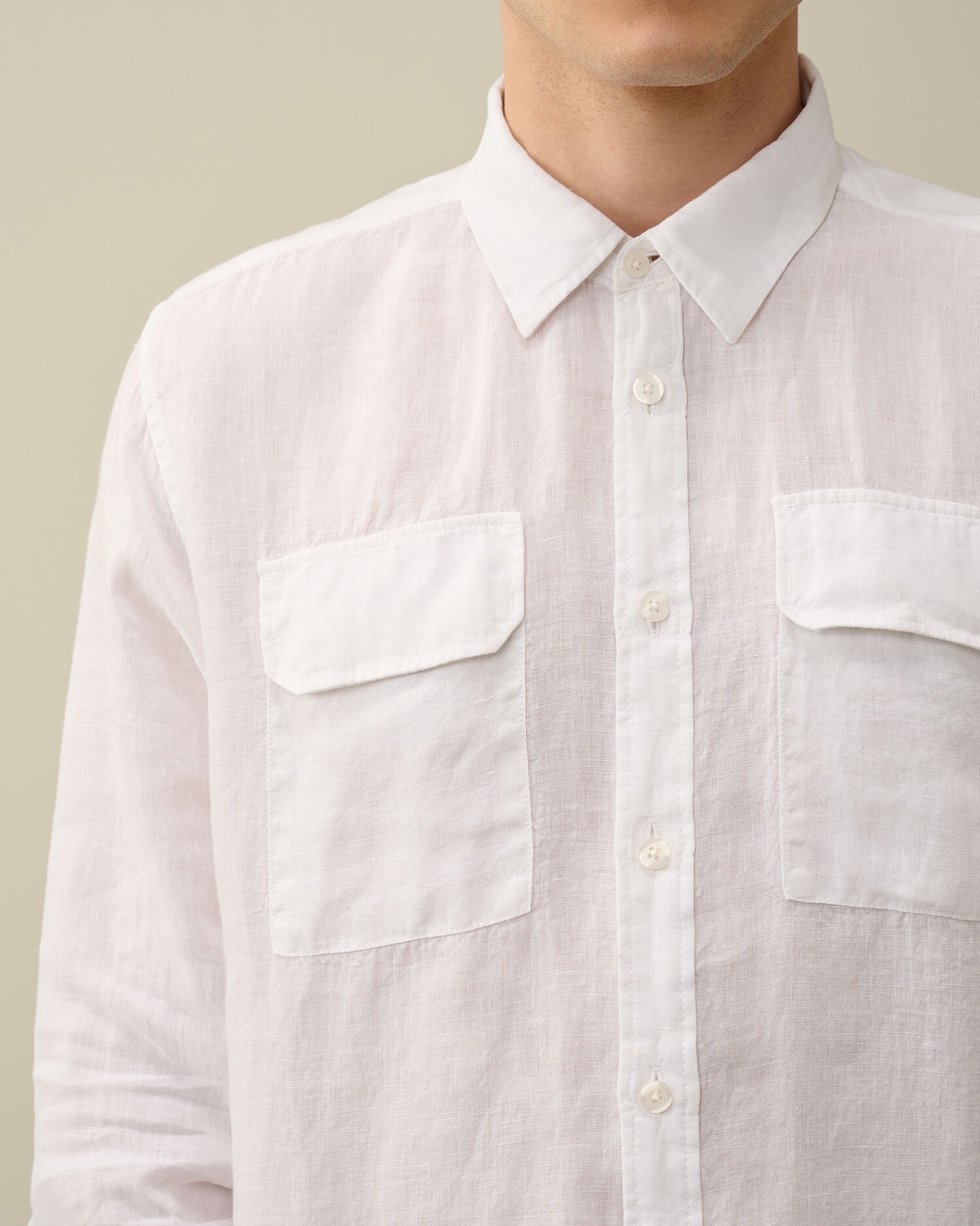 Linen Pocket Shirt - 5