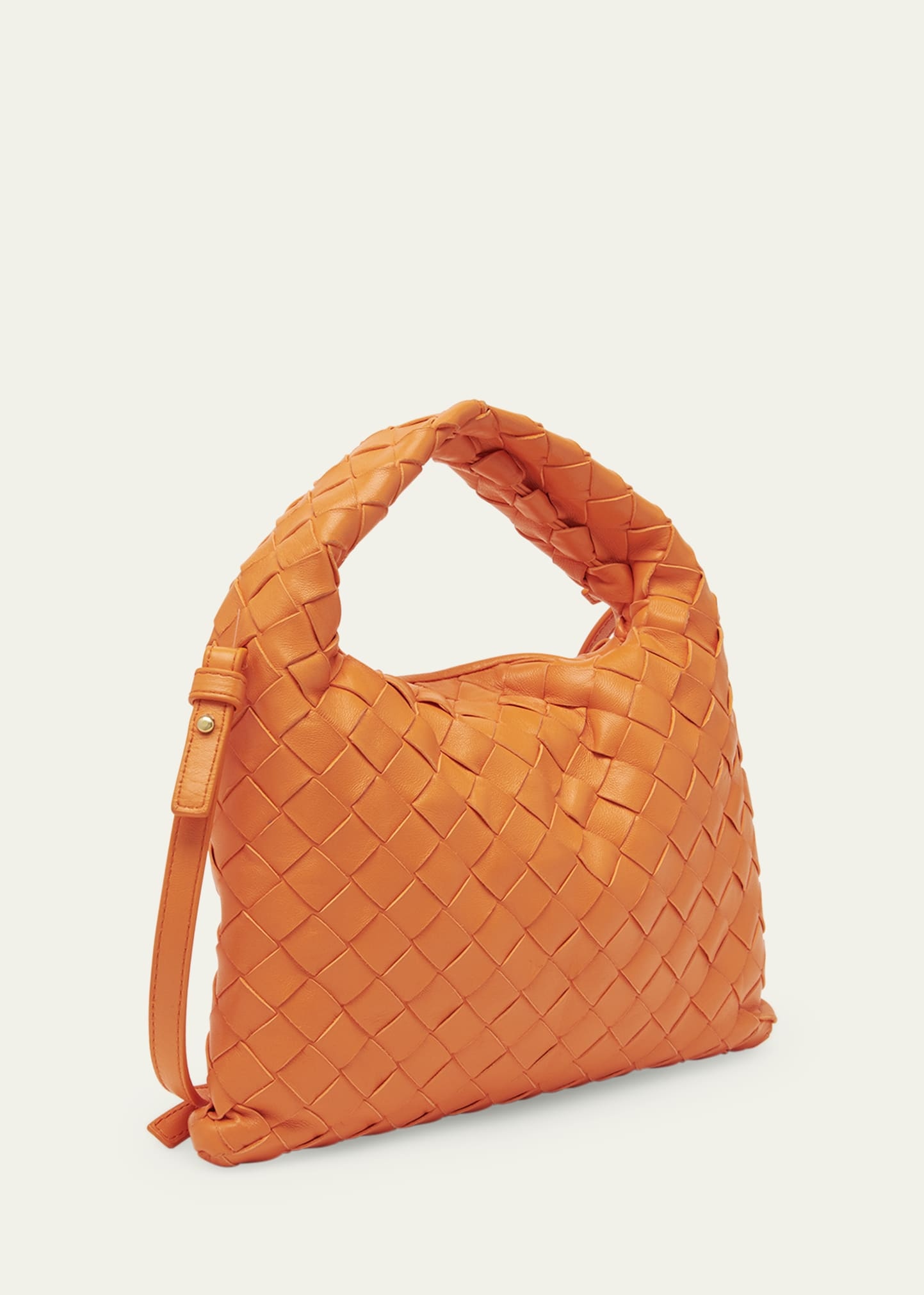 Hop Mini intrecciato Hobo Bag - 3