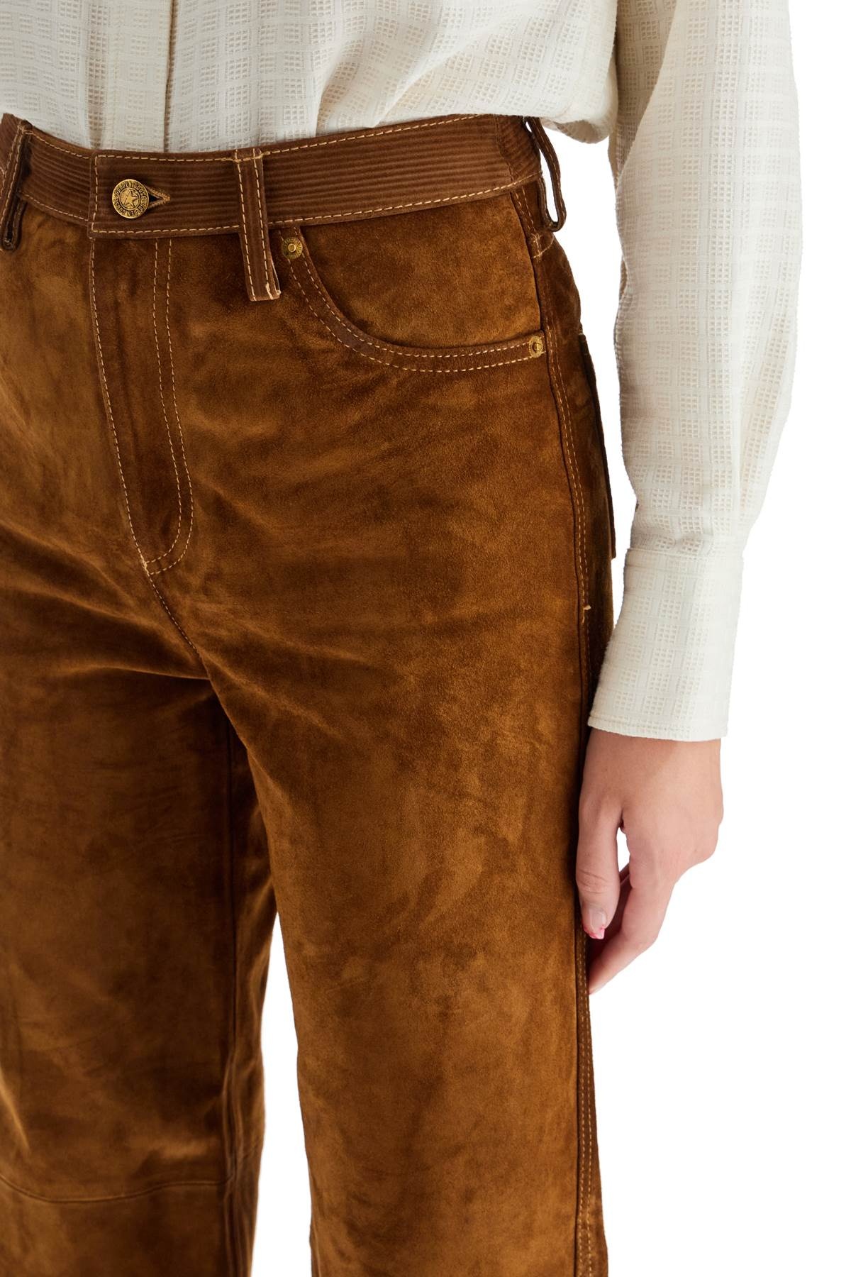 SUEDE LEATHER PANTS FOR MEN - 5