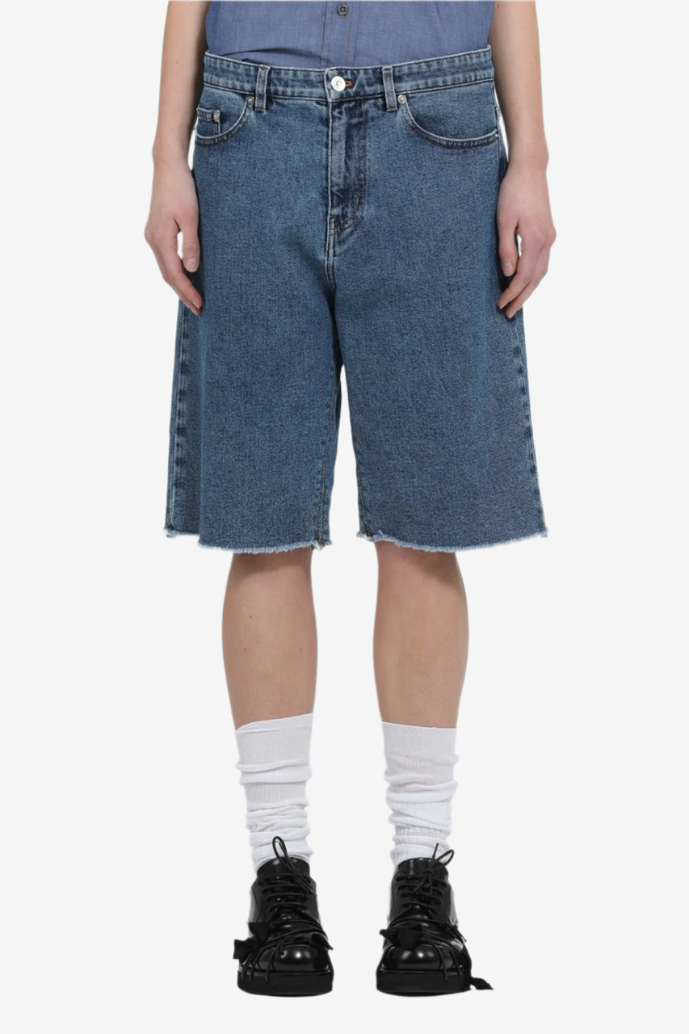 DENIM BERMUDA SHORTS - 1