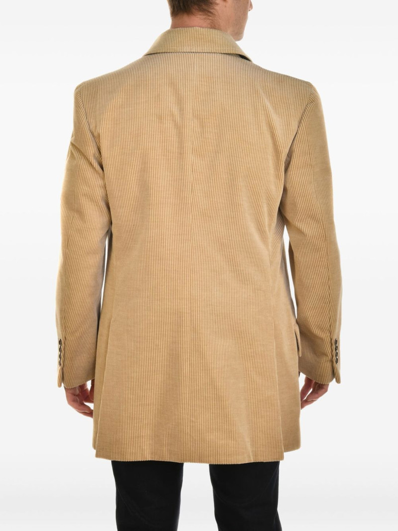 Brunello Cucinelli corduroy cotton coat outlook