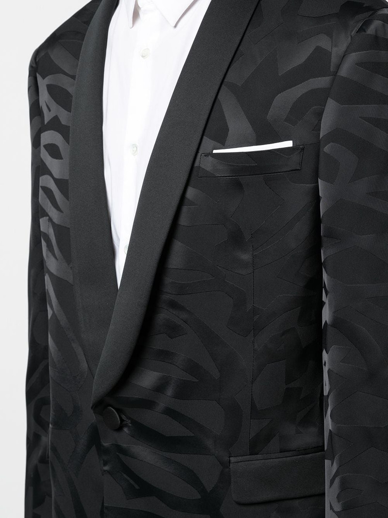 patterned satin jacket 5