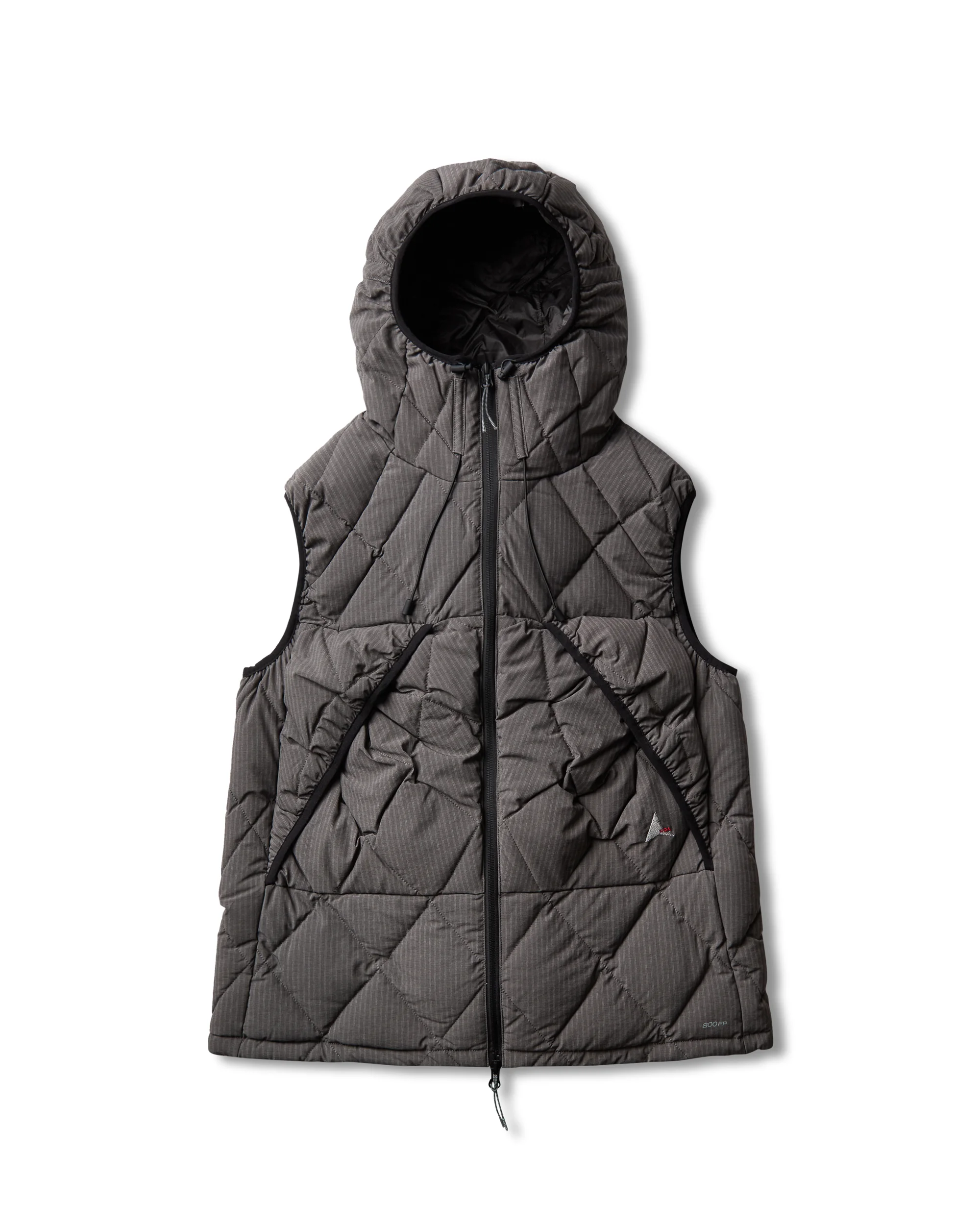 Nuna 800 Fill Power Pinstriped Down Vest - 1