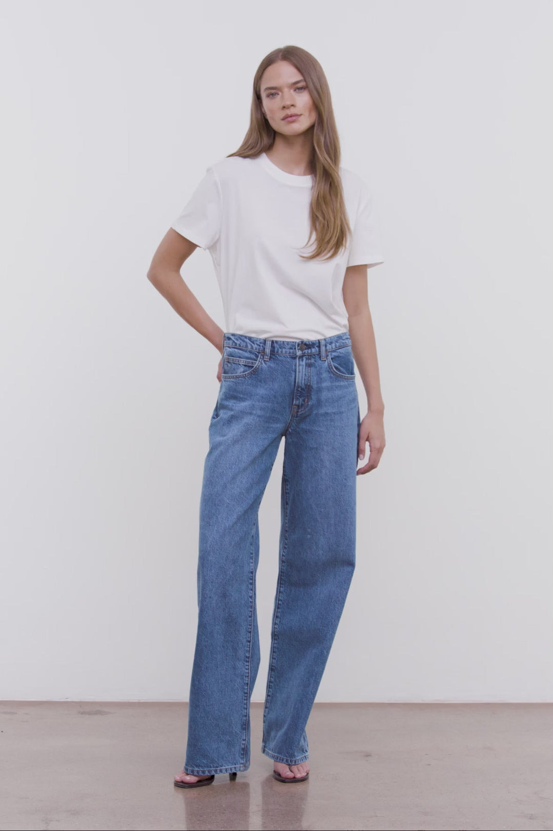 STAUD GUS RELAXED JEAN VINTAGE WASH - 6