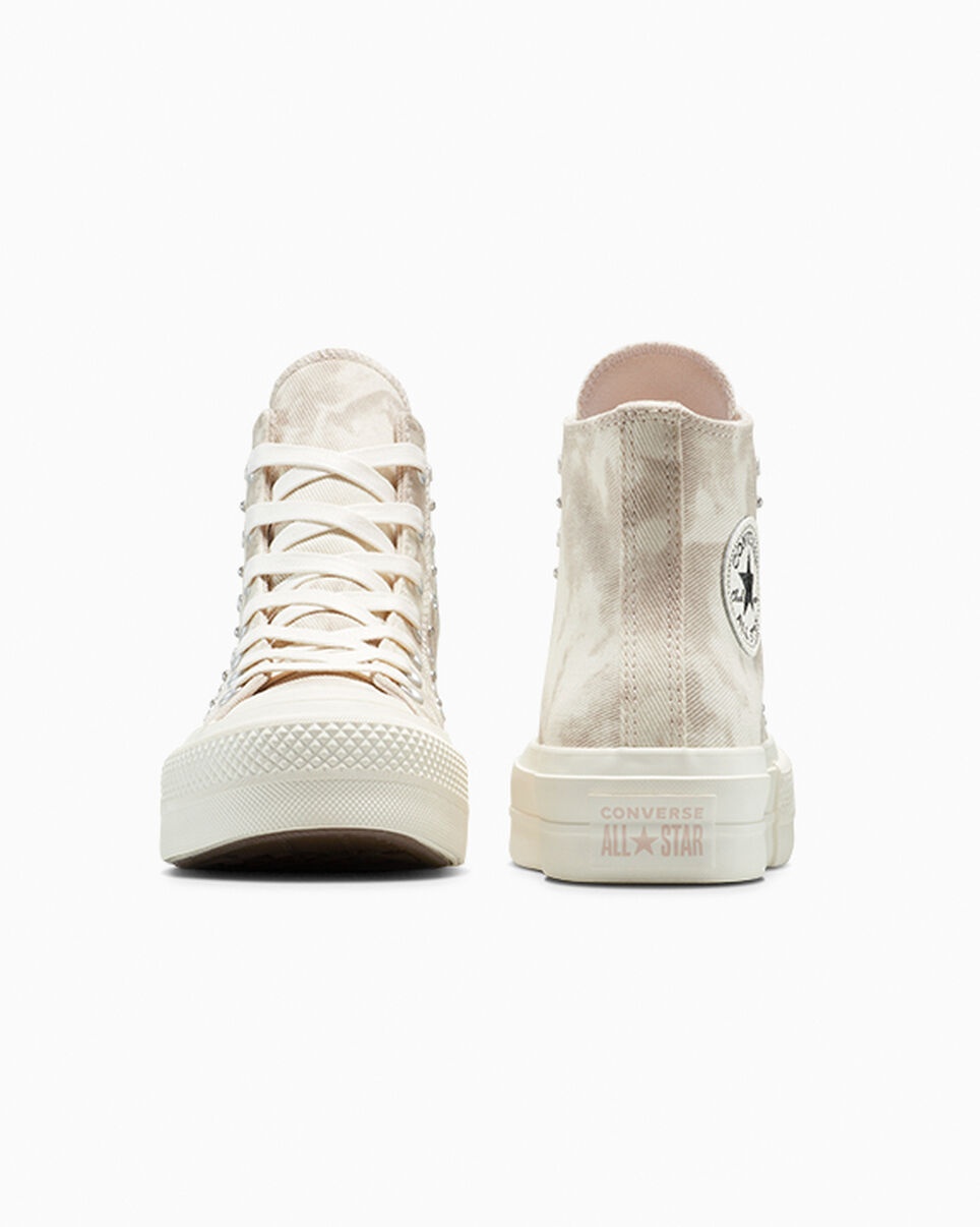 Chuck Taylor All Star Lift Platform Washed Denim - 7