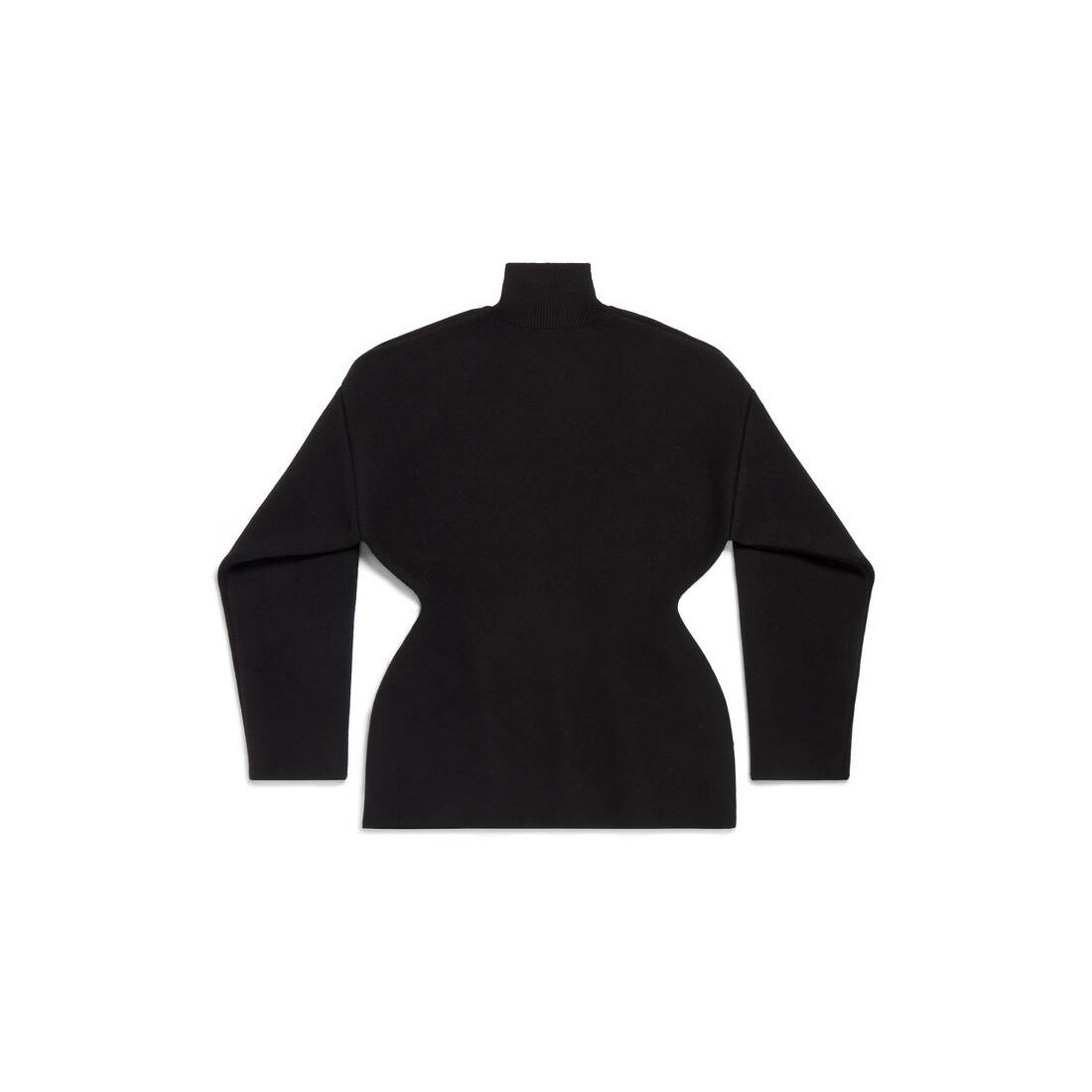 Women's Hourglass Turtleneck Sweater in Black - 6