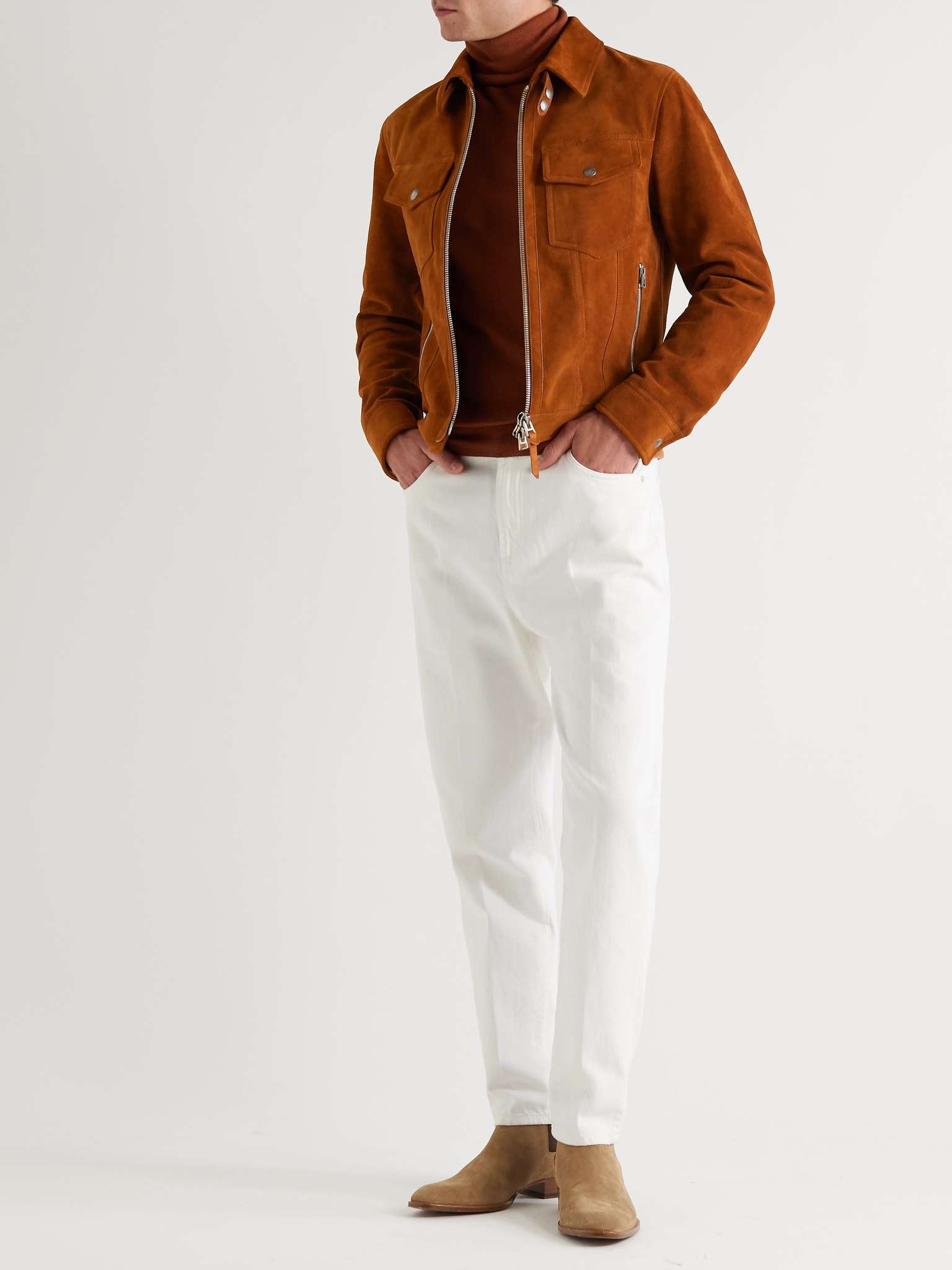 Suede Blouson Jacket - 2