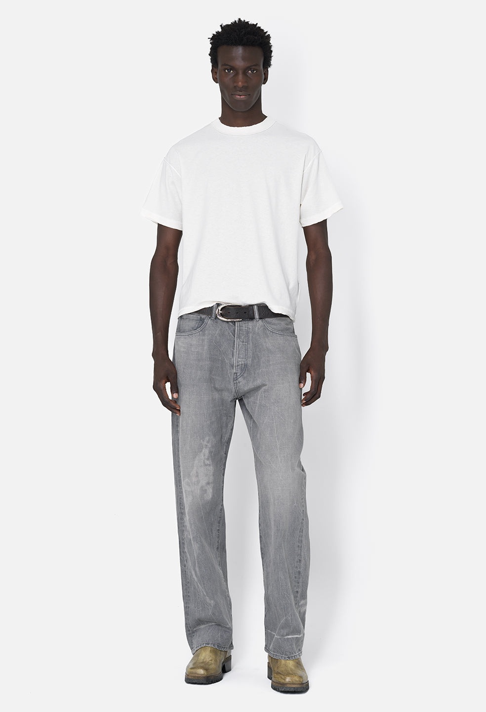 FOLSOM REVERSED CROPPED TEE - 2