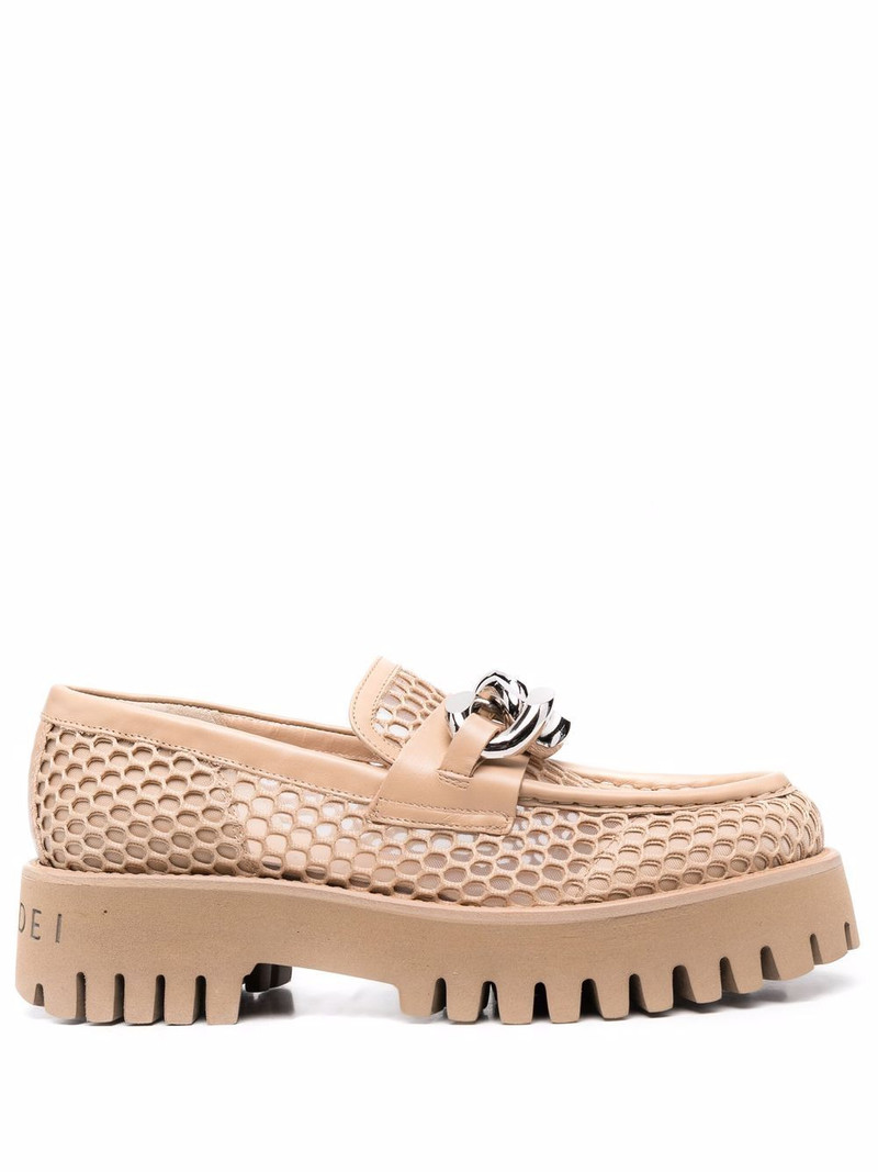 chain-trimmed platform loafers 1