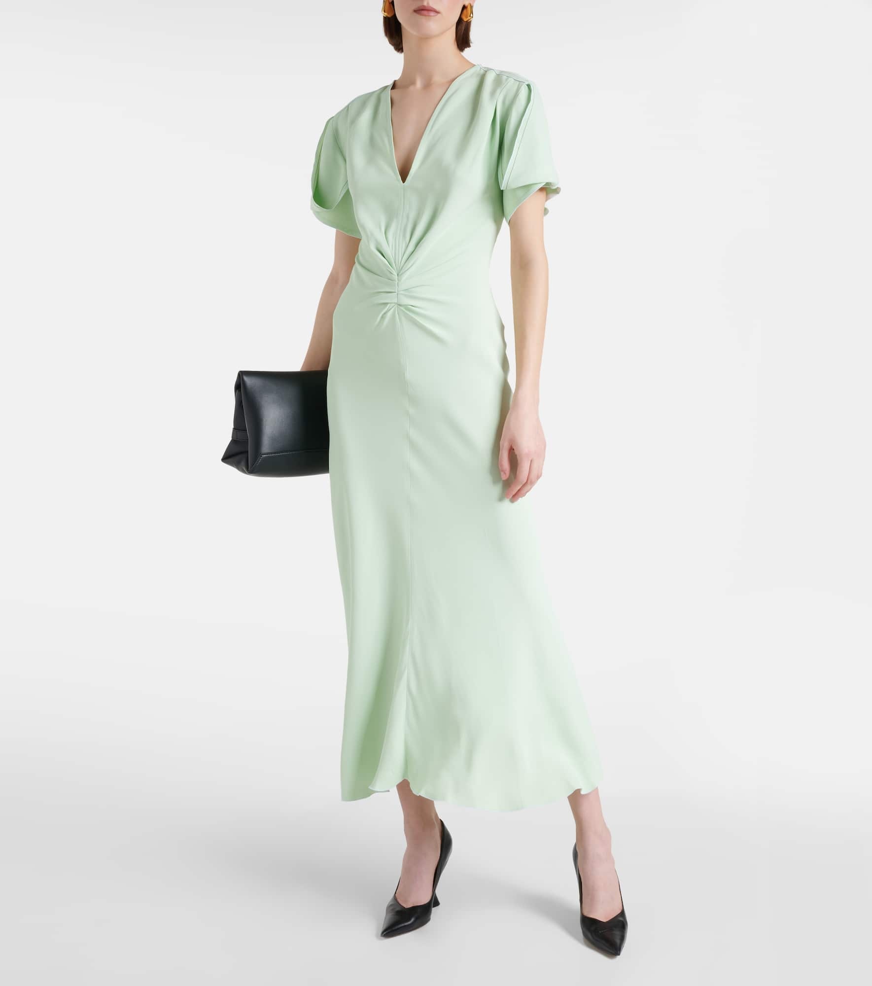 Gathered midi dress - 2