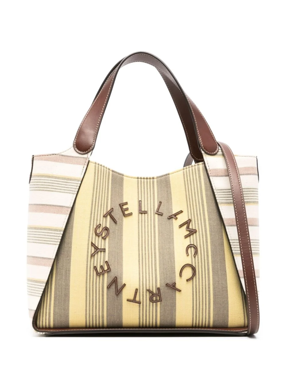 striped tote bag - 1
