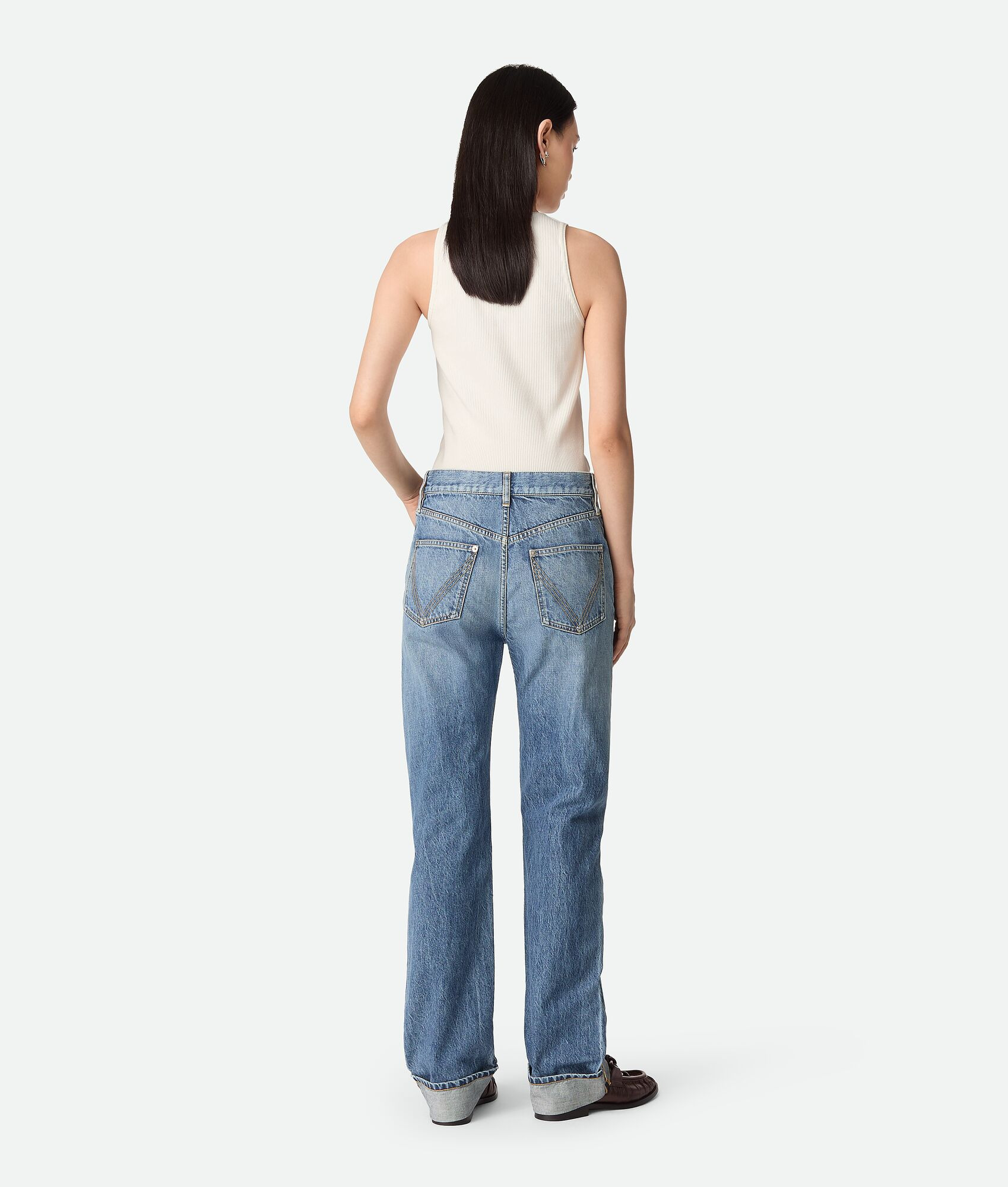 Vintage Indigo Straight Jeans - 3
