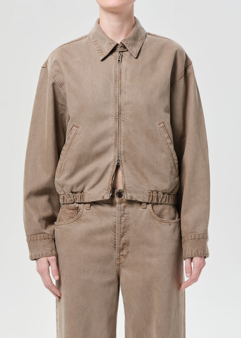 AGOLDE NILE JACKET (FLYWEIGHT) IN TRAIL outlook