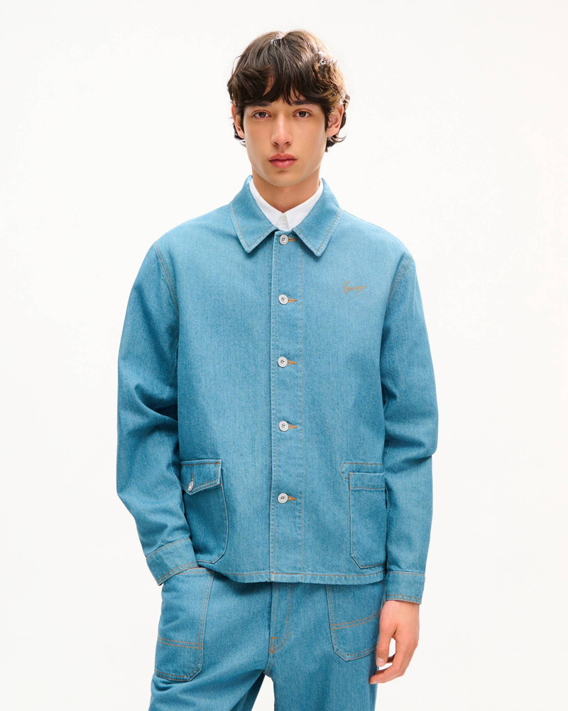 KENZO 'KENZO Signature' chore jacket in japanese denim outlook