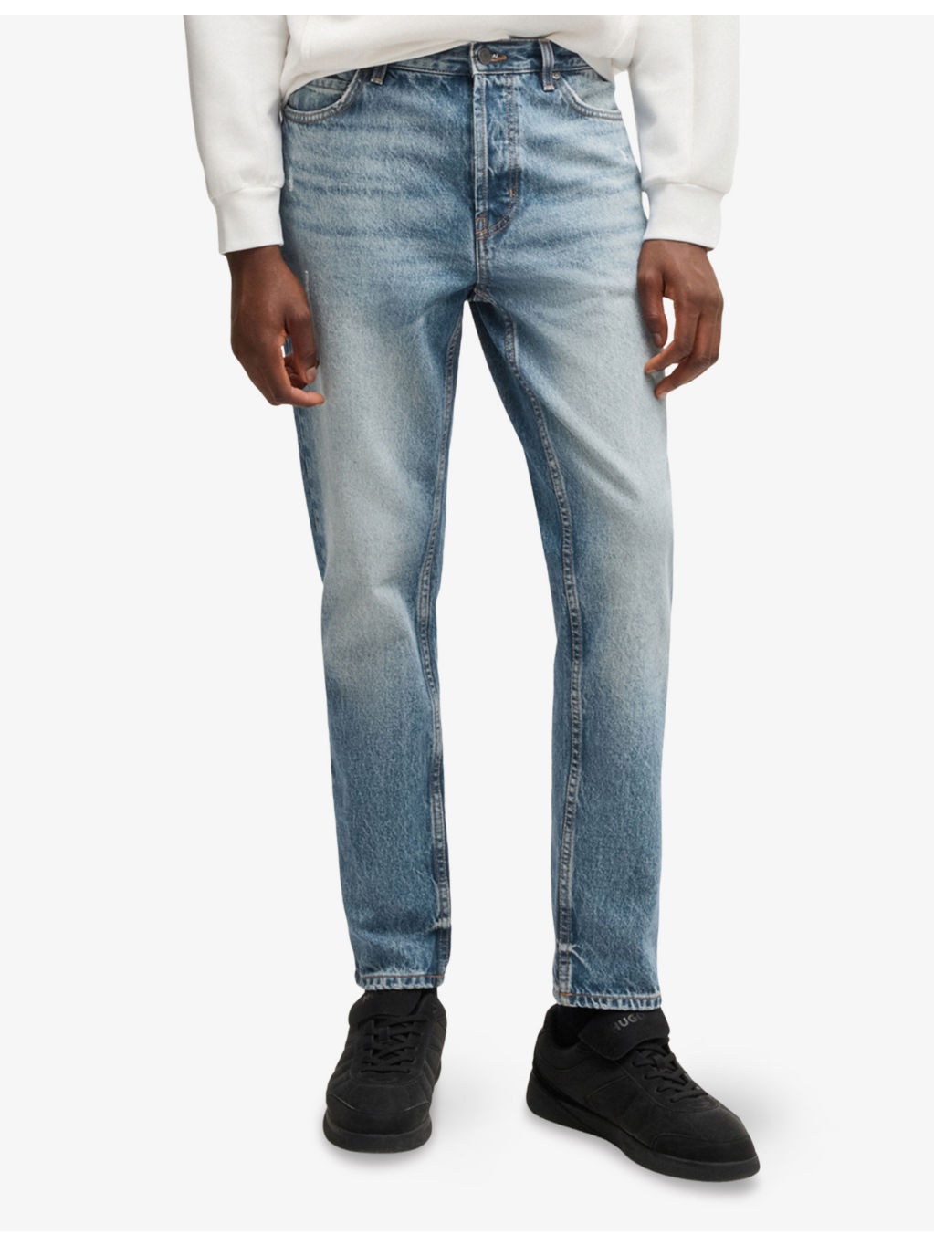 Slim-Fit Straight-Leg Denim Jeans - 3