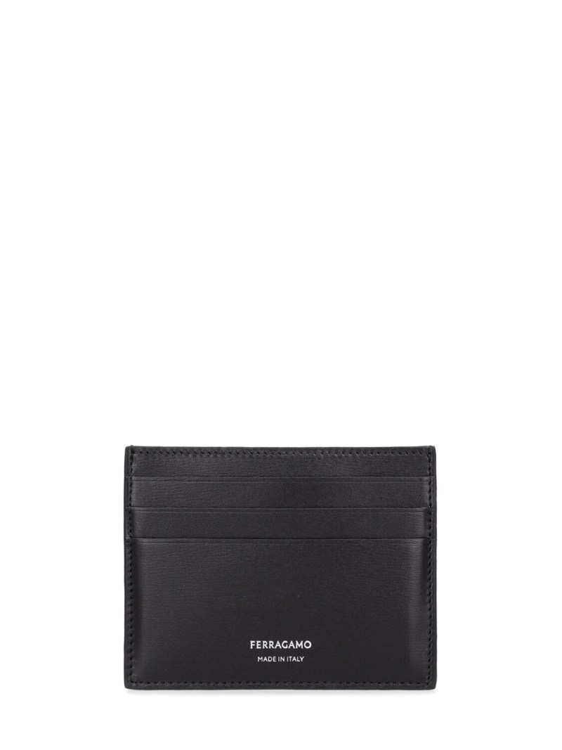 Classic logo leather card holder - 1