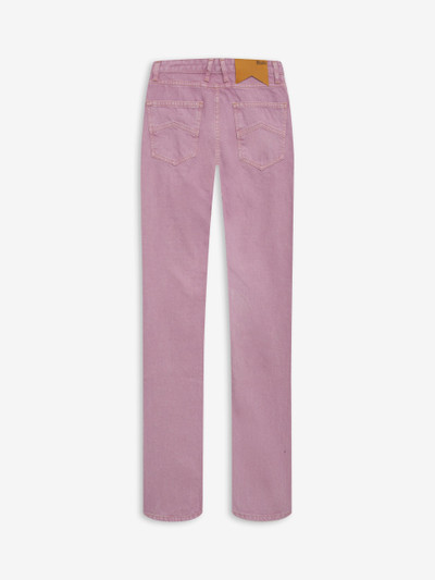 Rhude PINK CLASSIC FIT DENIM outlook
