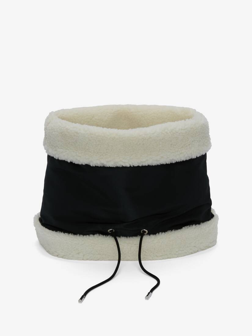 Mcqueen Graffiti Snood in Black - 2