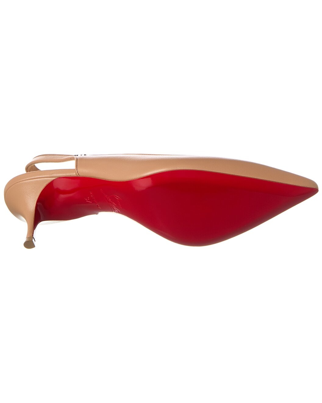 Christian Louboutin Sporty Kate 55 Leather Slingback Pump - 4