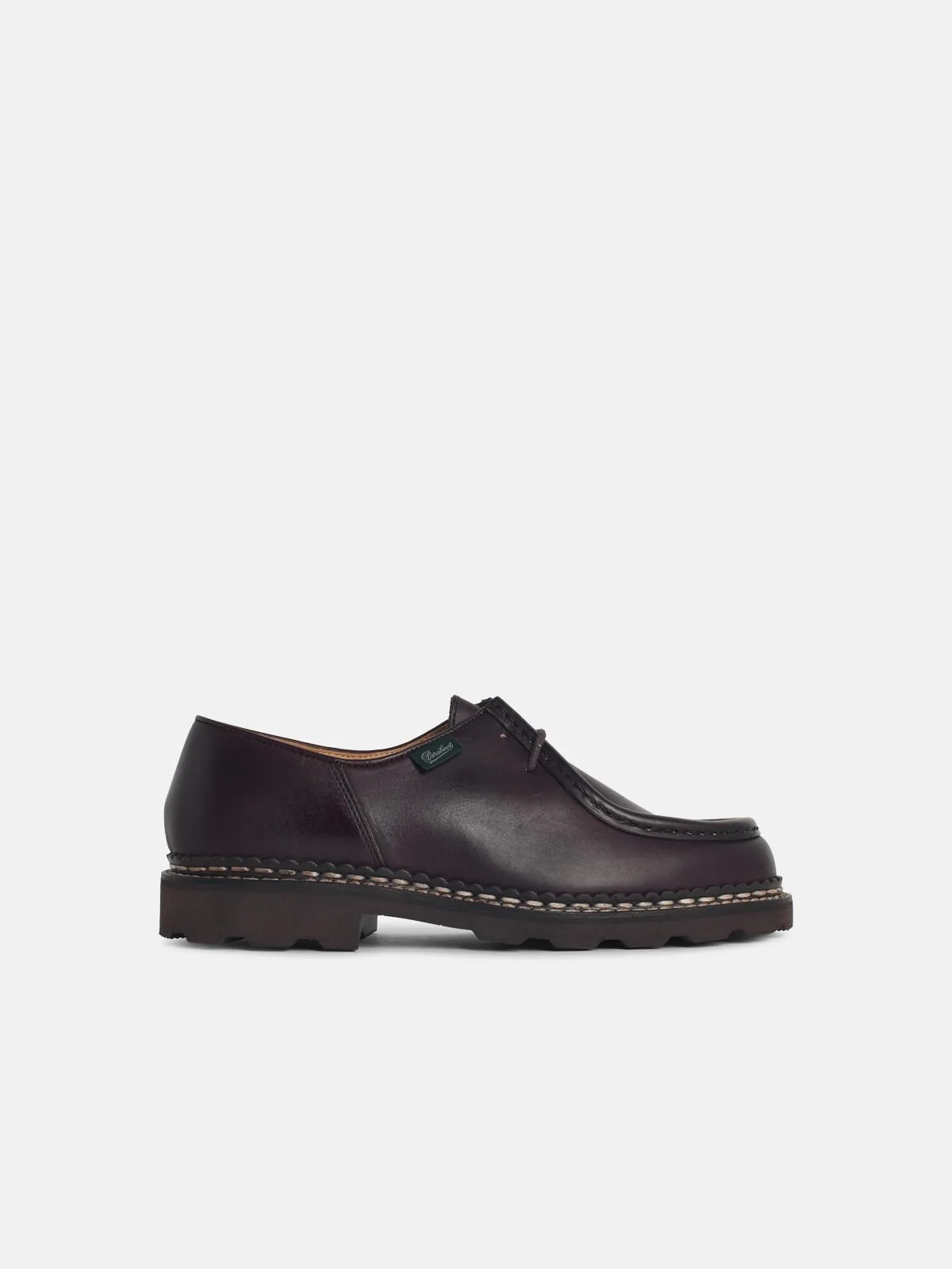 'MICHAEL' SMOOTH COFFEE LEATHER LOAFERS - 1
